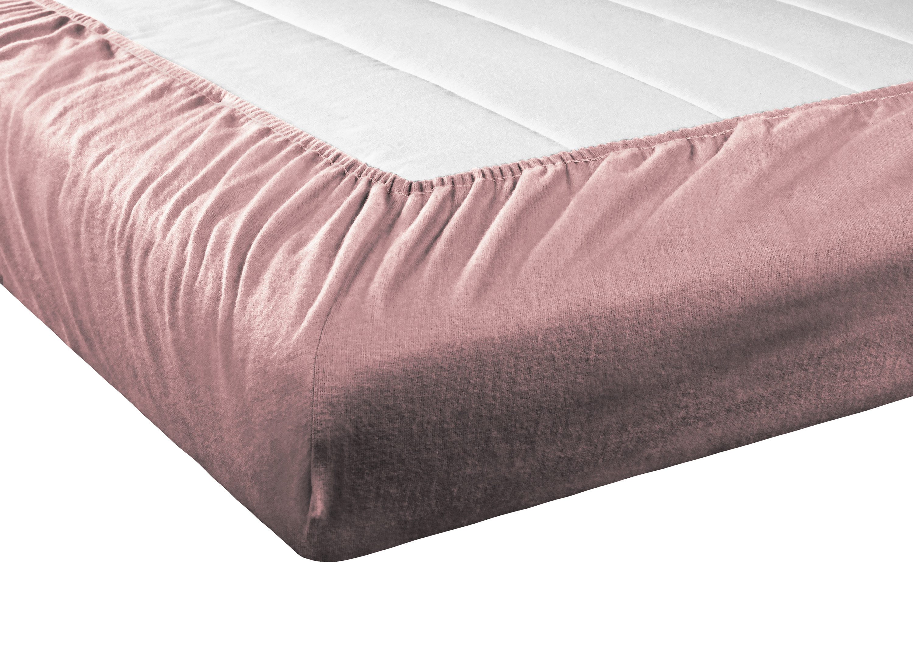 SETEX Spannbettlaken Spannbetttuch Feinbiber, Baumwolle, Gummizug: rundum, (1 Stück)