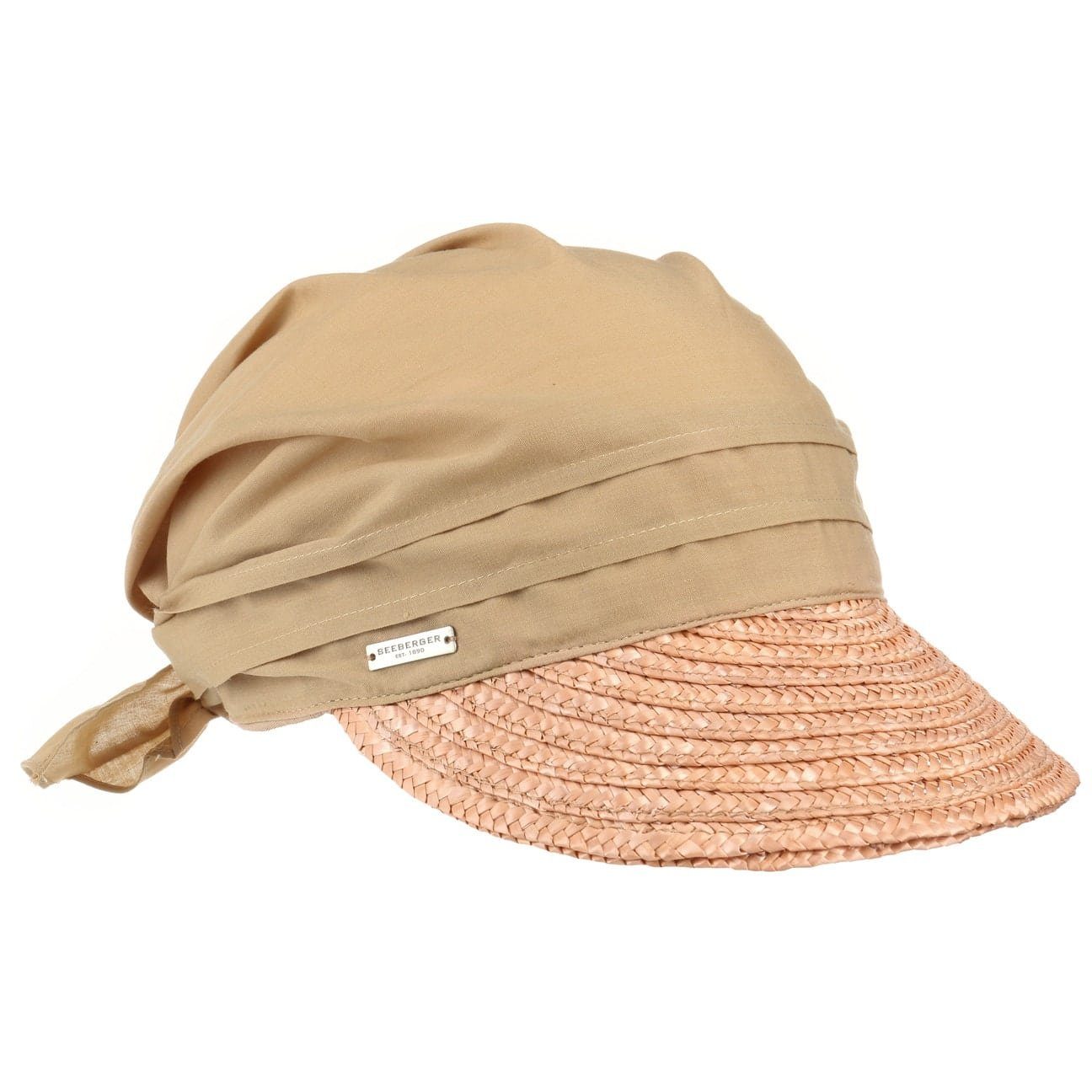 Seeberger Visor (1-St) Strohcap mit Schirm beige