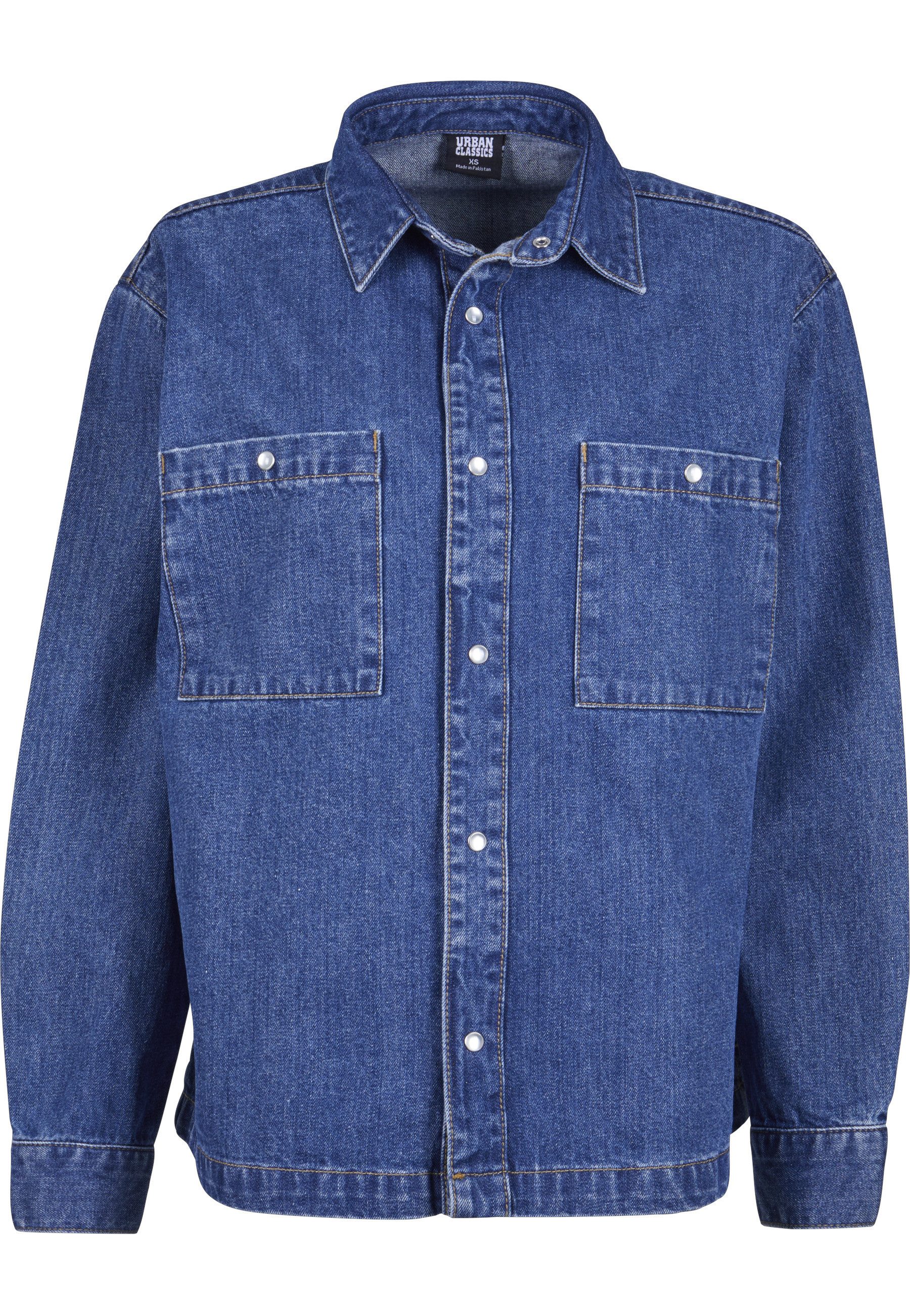 URBAN CLASSICS Kurzarmshirt Urban Classics Damen Ladies Oversized Denim Shi günstig online kaufen