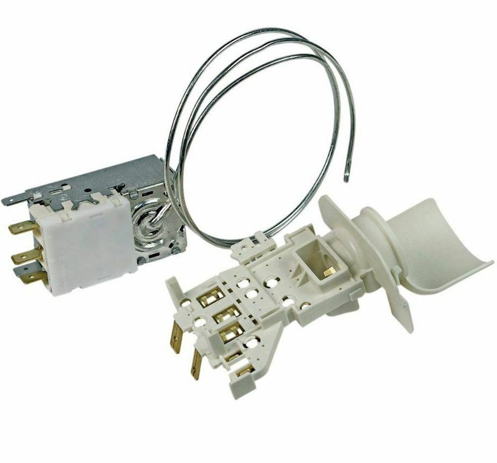 Whirlpool Thermodetektor Thermostat 484000008568 K59-S1892 Ranco AMP+Lampenfassung, für Kühlschrank