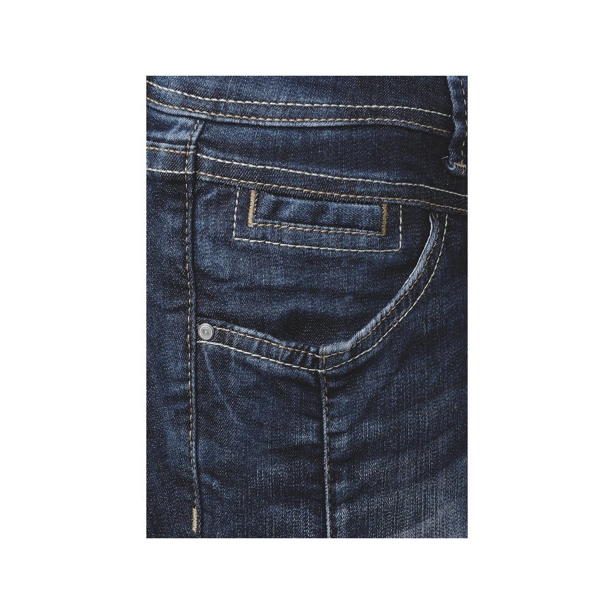 ONE STREET (1-tlg) regular blau Slim-fit-Jeans