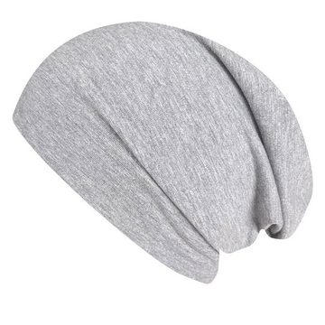 Wollhuhn Beanie Wollhuhn Beanie Long Beanie / Kinder-Mütze Skater Blau/Grau