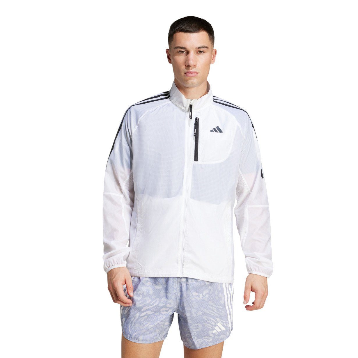 adidas Performance Trainingsjacke Own the Run 3-Streifen Packable weiss Her günstig online kaufen