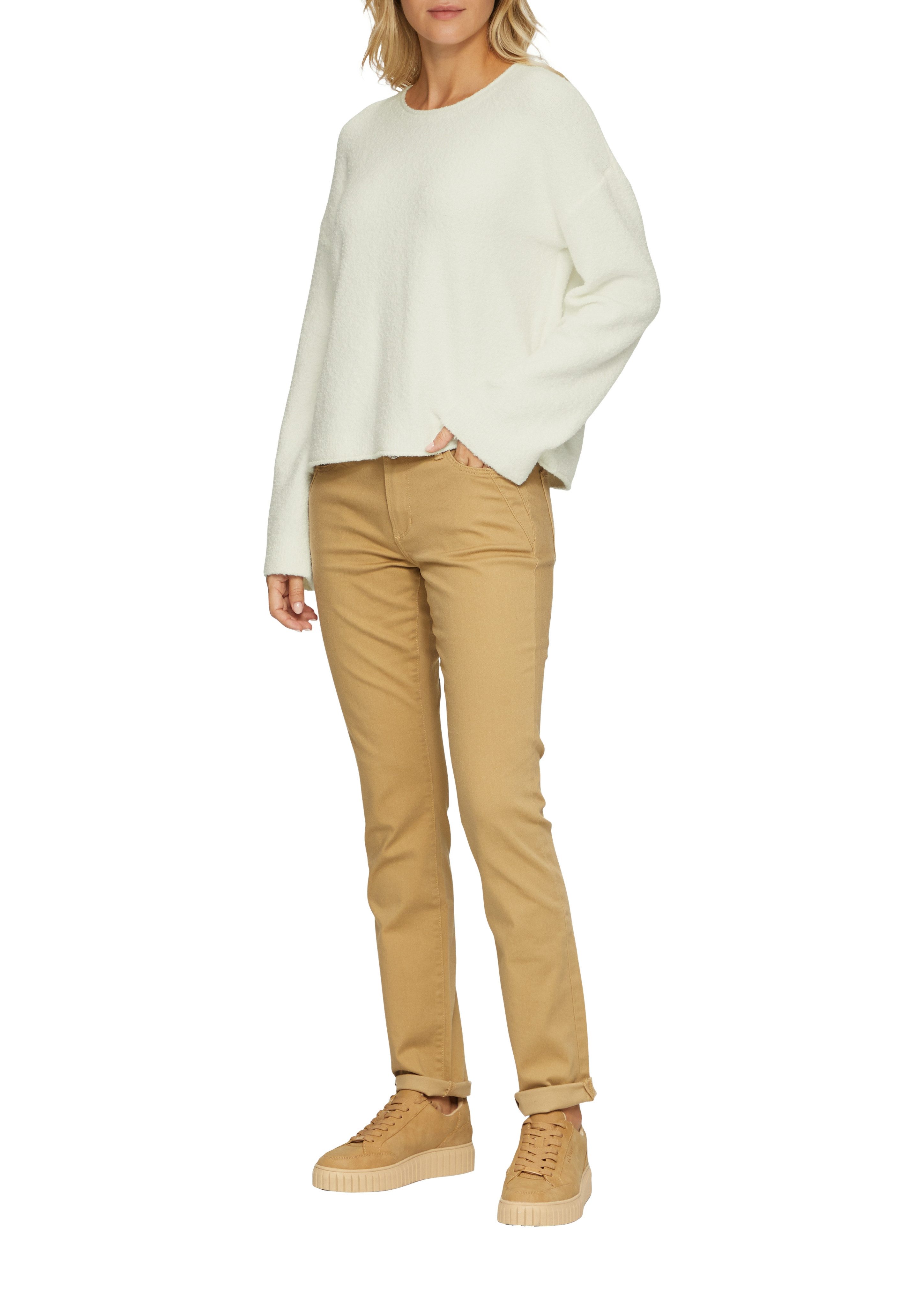 s.Oliver Strickpullover in Bouclé Optik günstig online kaufen