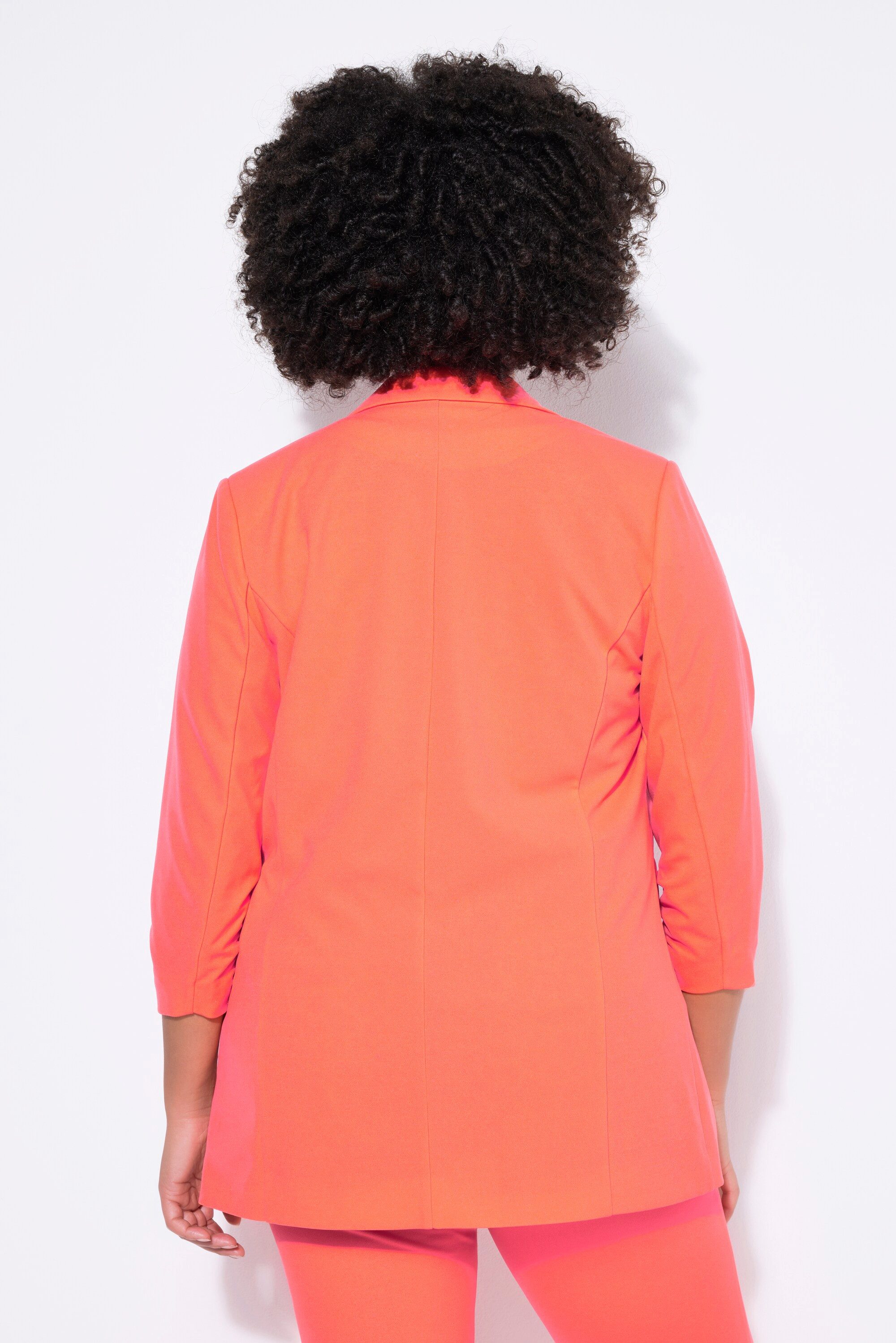 Angel of Style Blusenblazer Blazer offene Form Reverskragen Langarm