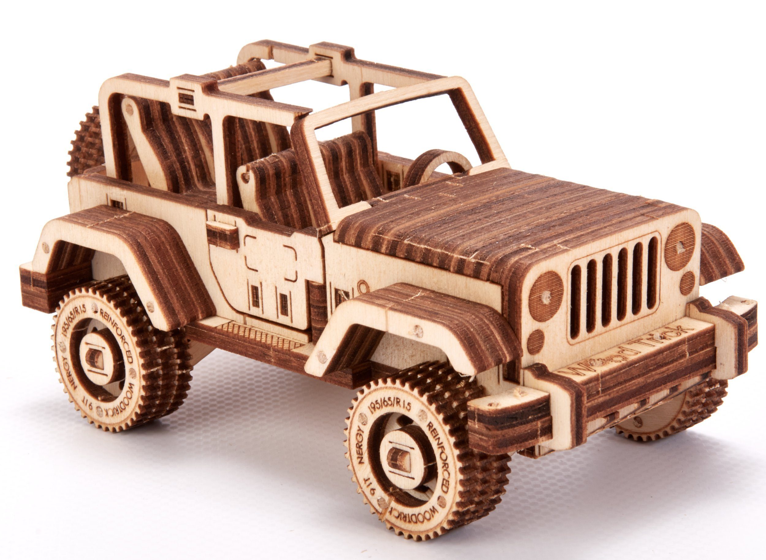 Selva Technik 3D-Puzzle WOOD TRICK Auto-Set, 338 Bauteile, Puzzleteile