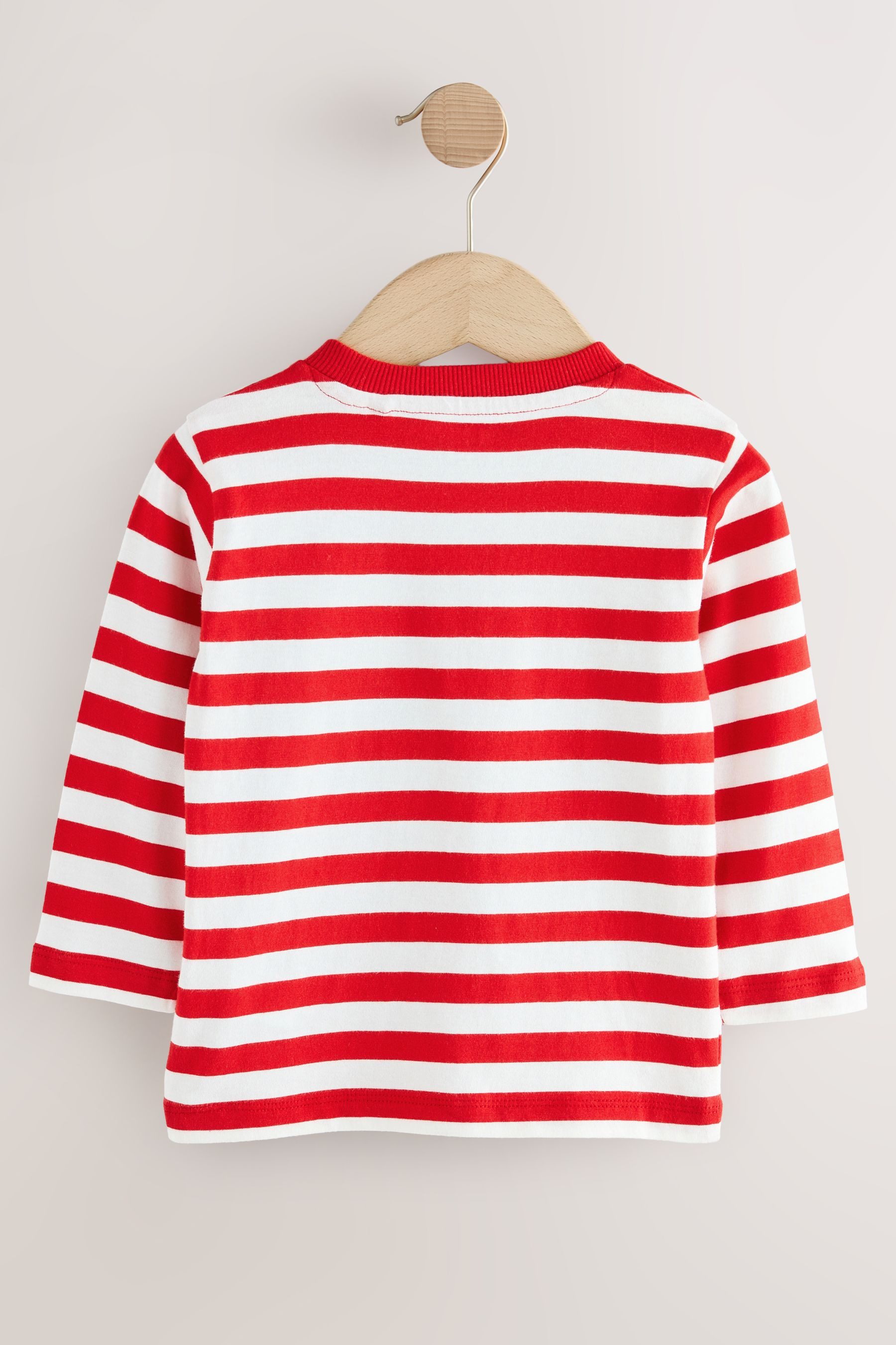 Next Langarmshirt Weihnachtliches, langärmeliges T-Shirt (1-tlg) günstig online kaufen