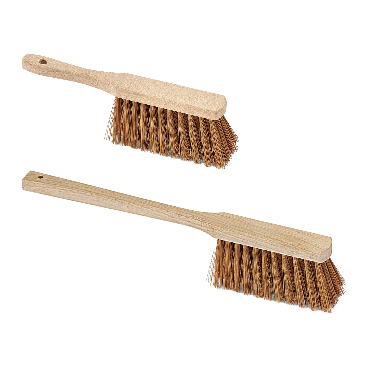 Kehrgarnitur 1x Industriehandfeger 28cm + 1x Langstielhandfeger Poly-Kokos® 43cm