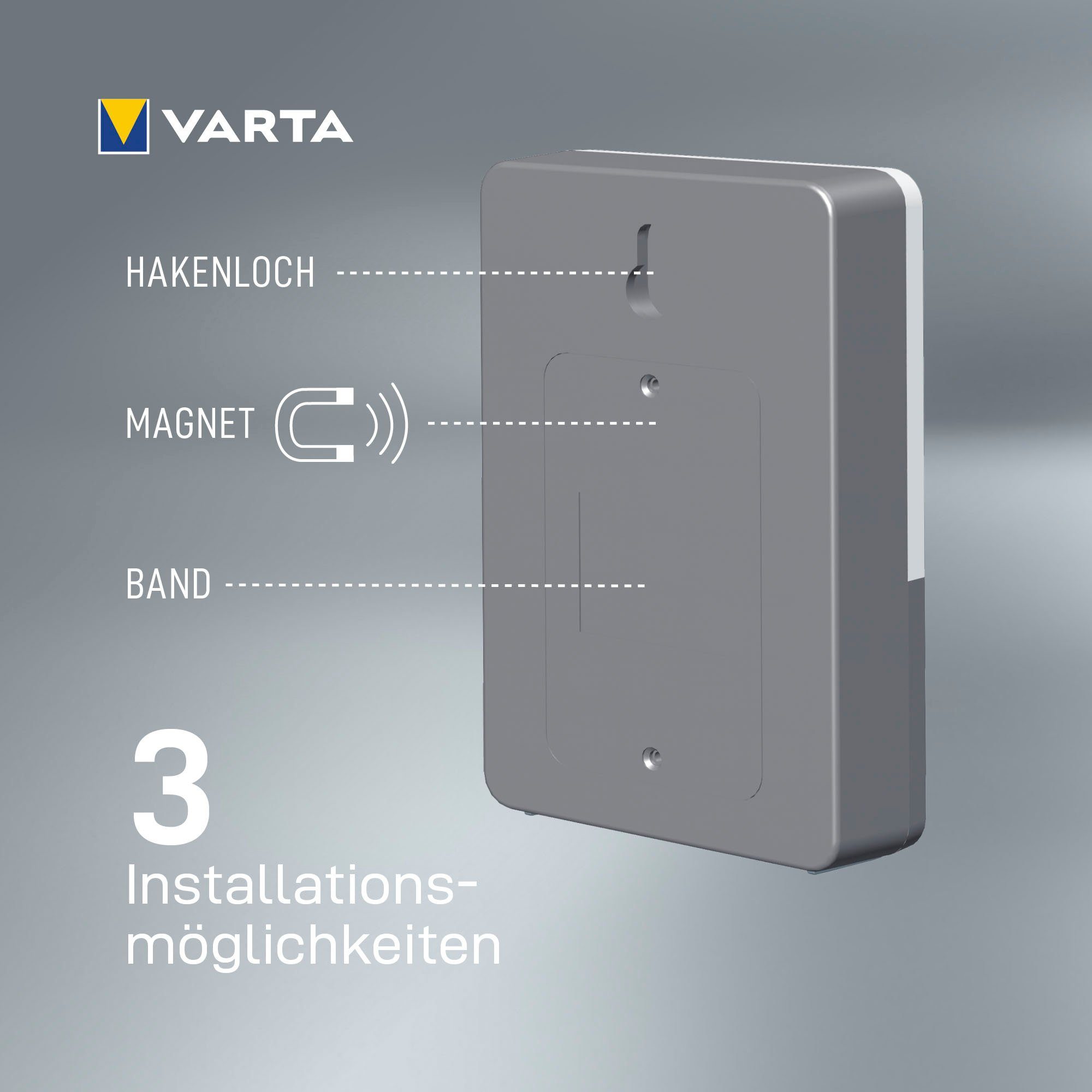 VARTA Taschenlampe 2er-Pack Night Light Sensor 2-St) (Packung, Motion