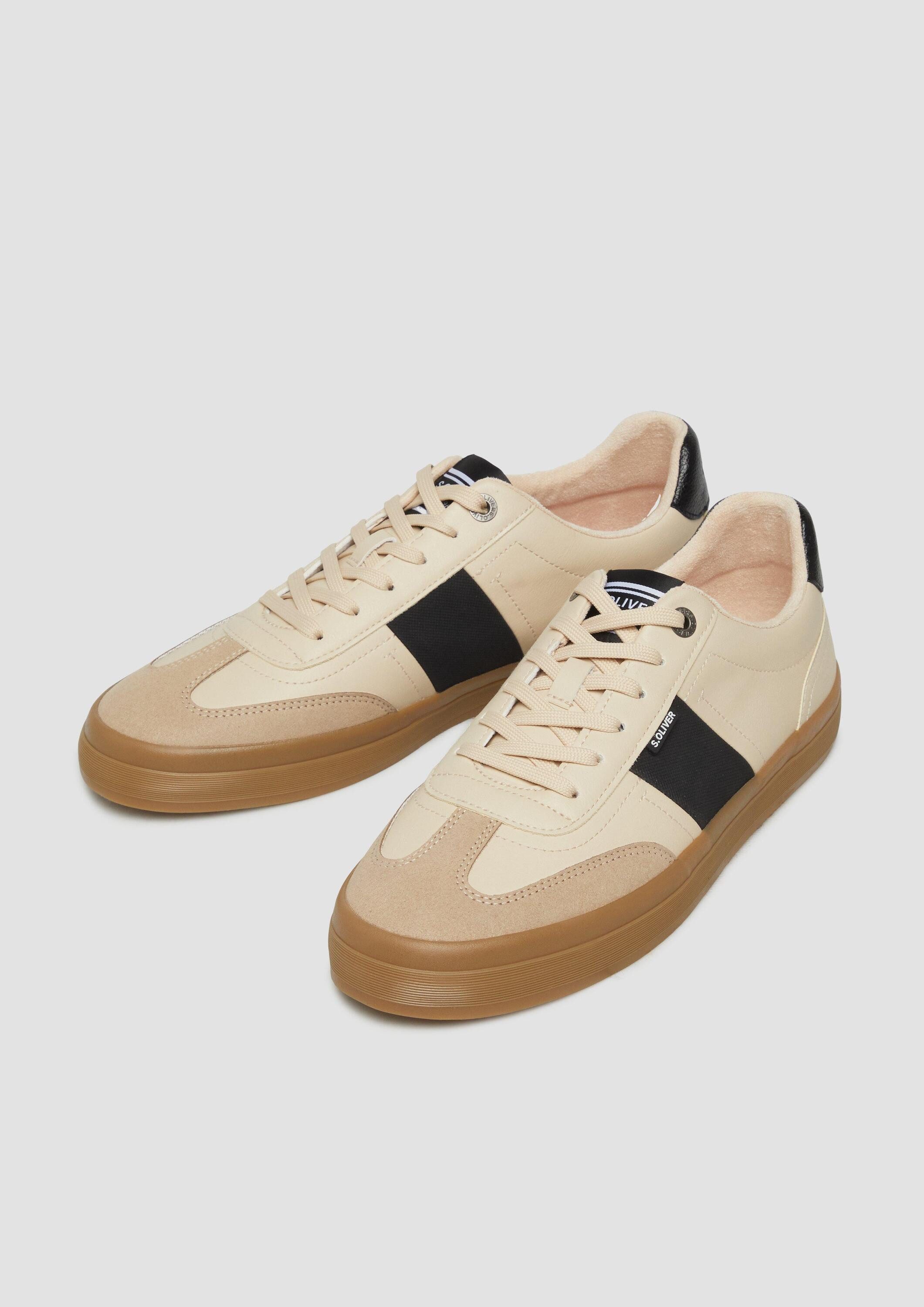 s.Oliver Sneakers Sneaker Multicolor-Sneaker mit Streifen-Detail