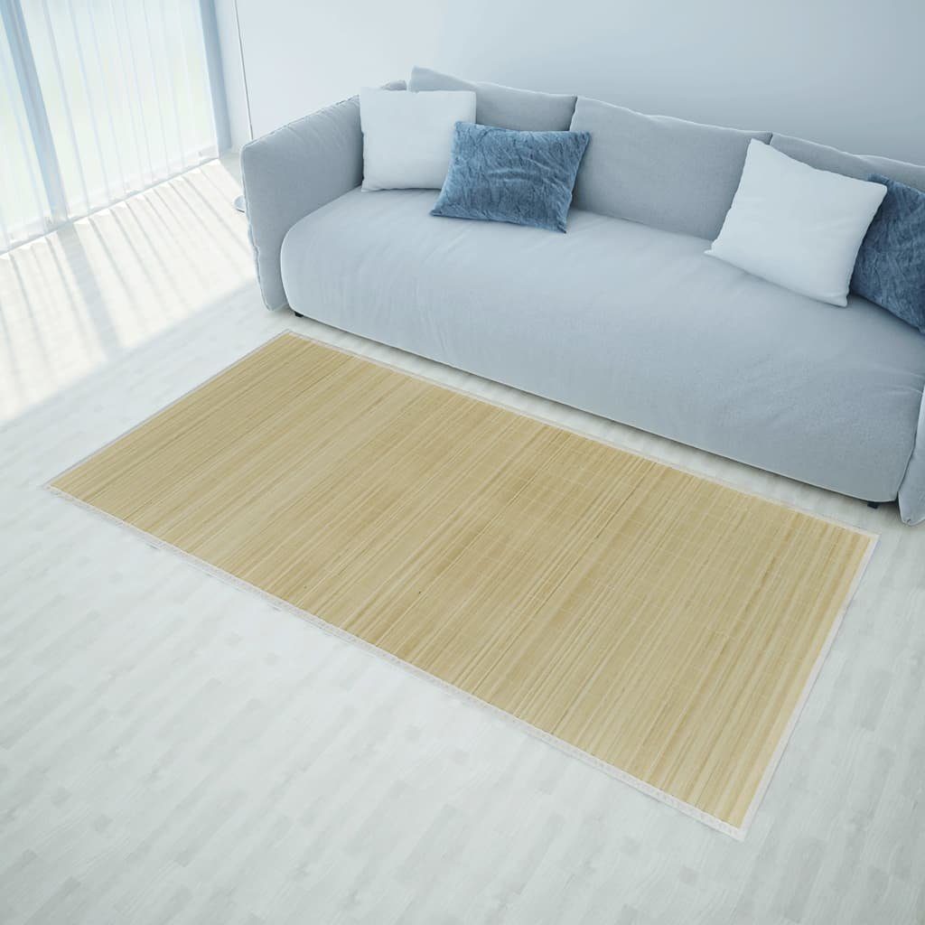 furnicato Teppich Bambus Natur Rechteckig 150x200 günstig online kaufen