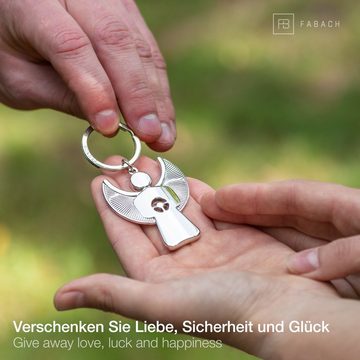 FABACH Schlüsselanhänger Schutzengel Pikto mit Lenkrad - Geschenk Glücksbringer Führerschein