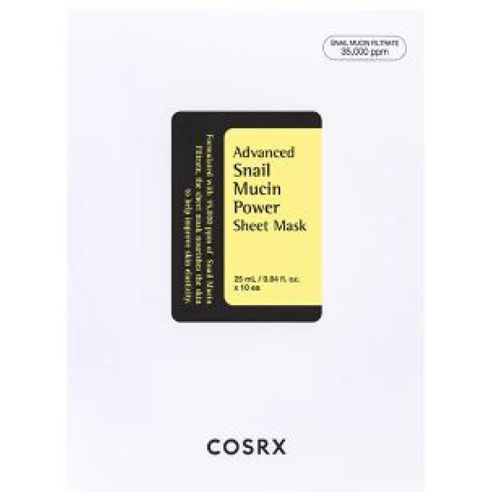 Cosrx Körperpflegemittel Advanced Snail Mucin Power Sheet Mask 10 Stk.