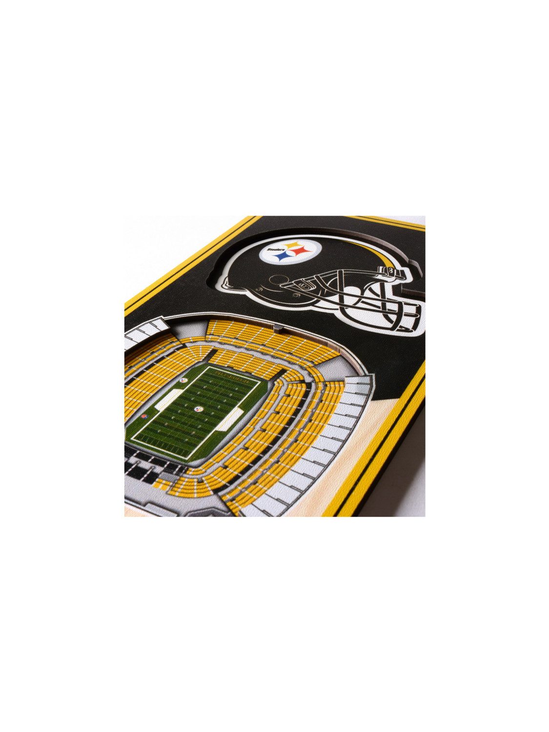 Pittsburgh Steelers Wanddekoobjekt Pittsburgh Steelers 3D Stadium Banner