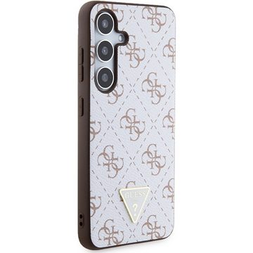 Guess Smartphone-Hülle Guess Samsung Galaxy S24 Plus 4G Triangle Metal Logo Hardcase