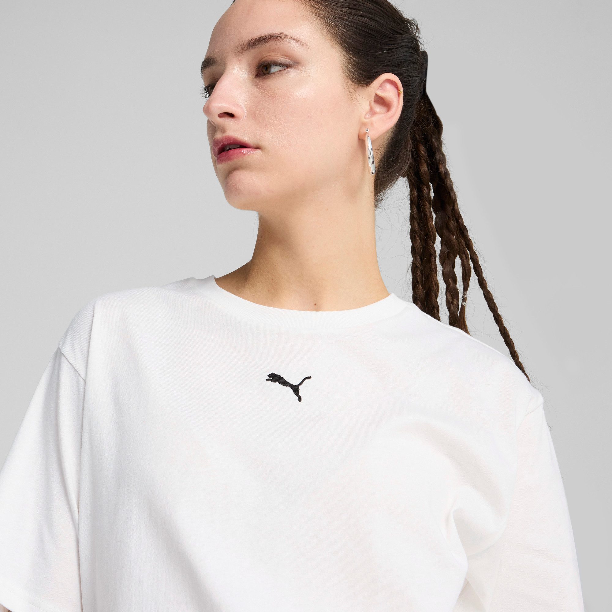PUMA T-Shirt ESS RELAXED TEE Kurzarm, Rundhalsausschnitt