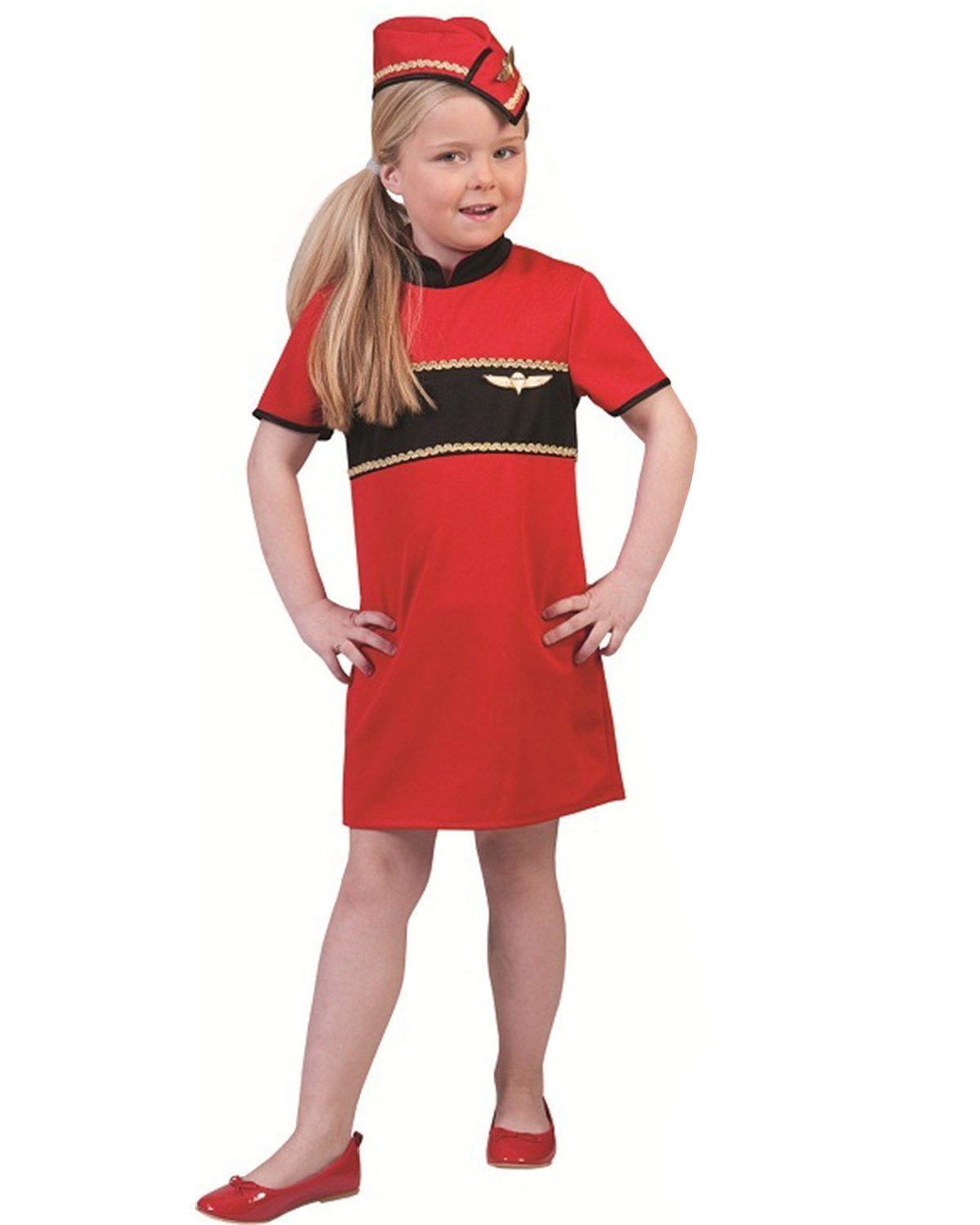Kostüm Stewardess Betty Kostüm für Mädchen