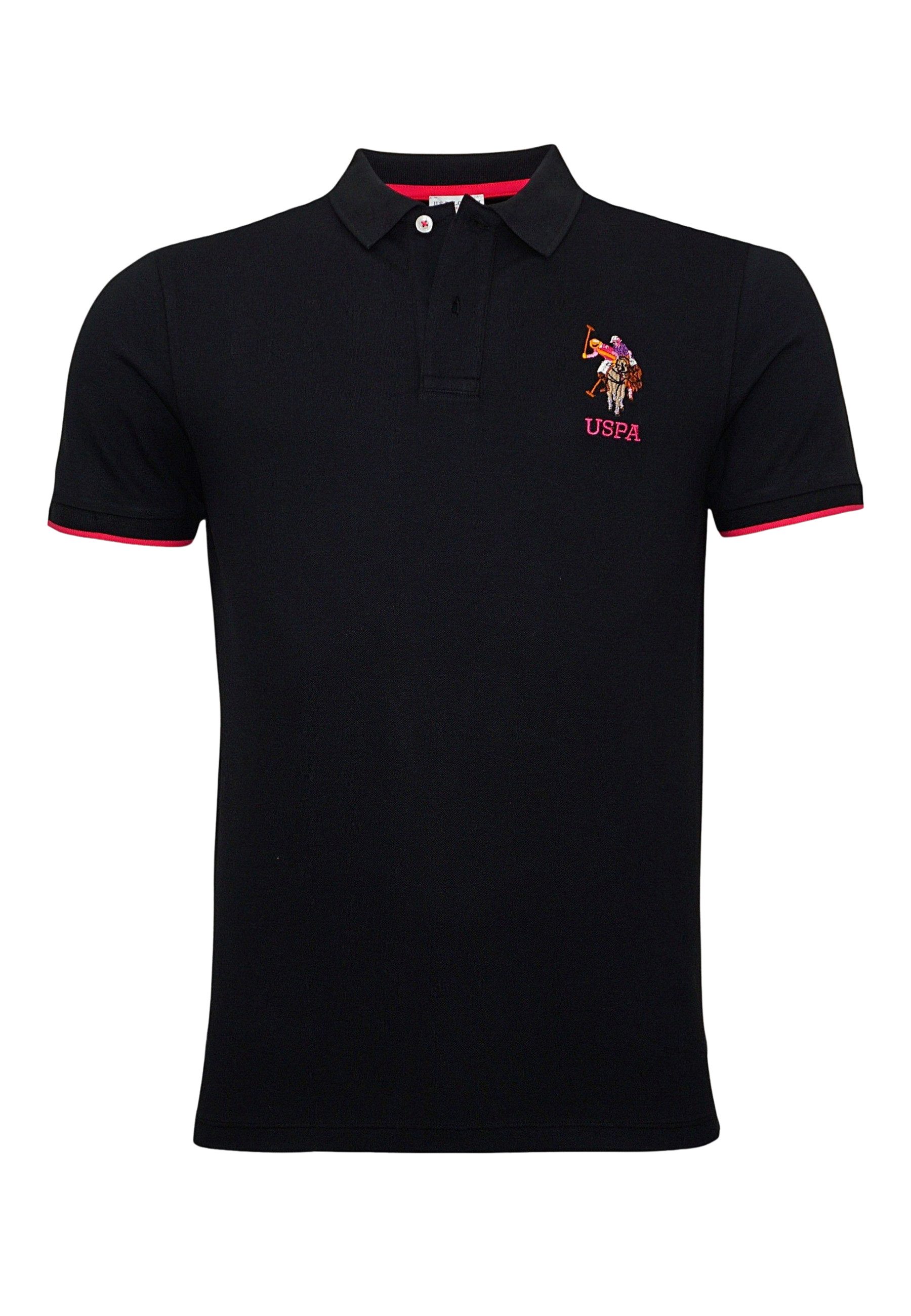 U.S. Polo Assn. Poloshirt Poloshirt Kurzarmshirt bunter Poloreiter (1-tlg., günstig online kaufen