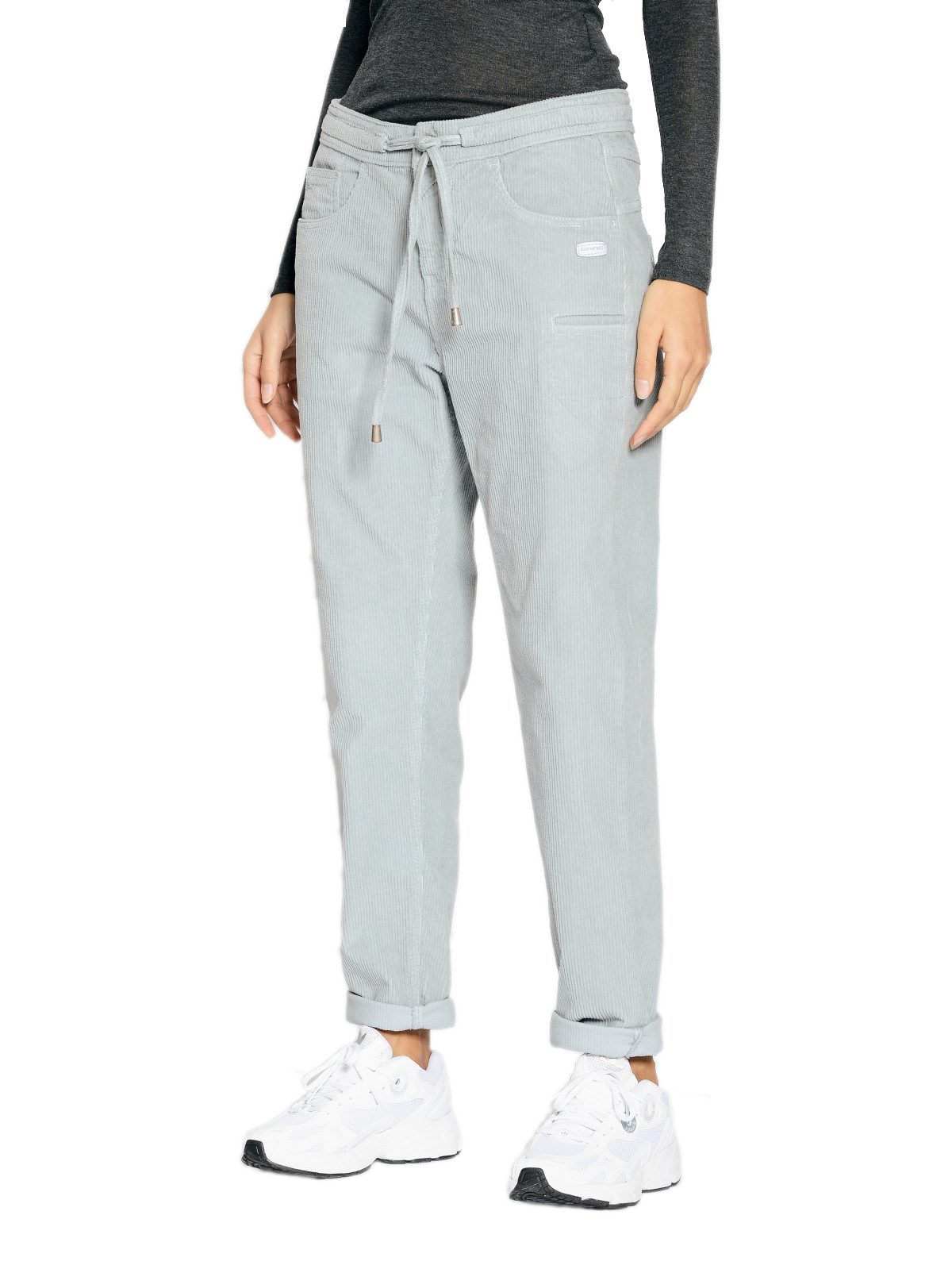 GANG Jogger Pants Gang Amelie Jogger Relaxed Fit (1-tlg) Kordel als Gürtel