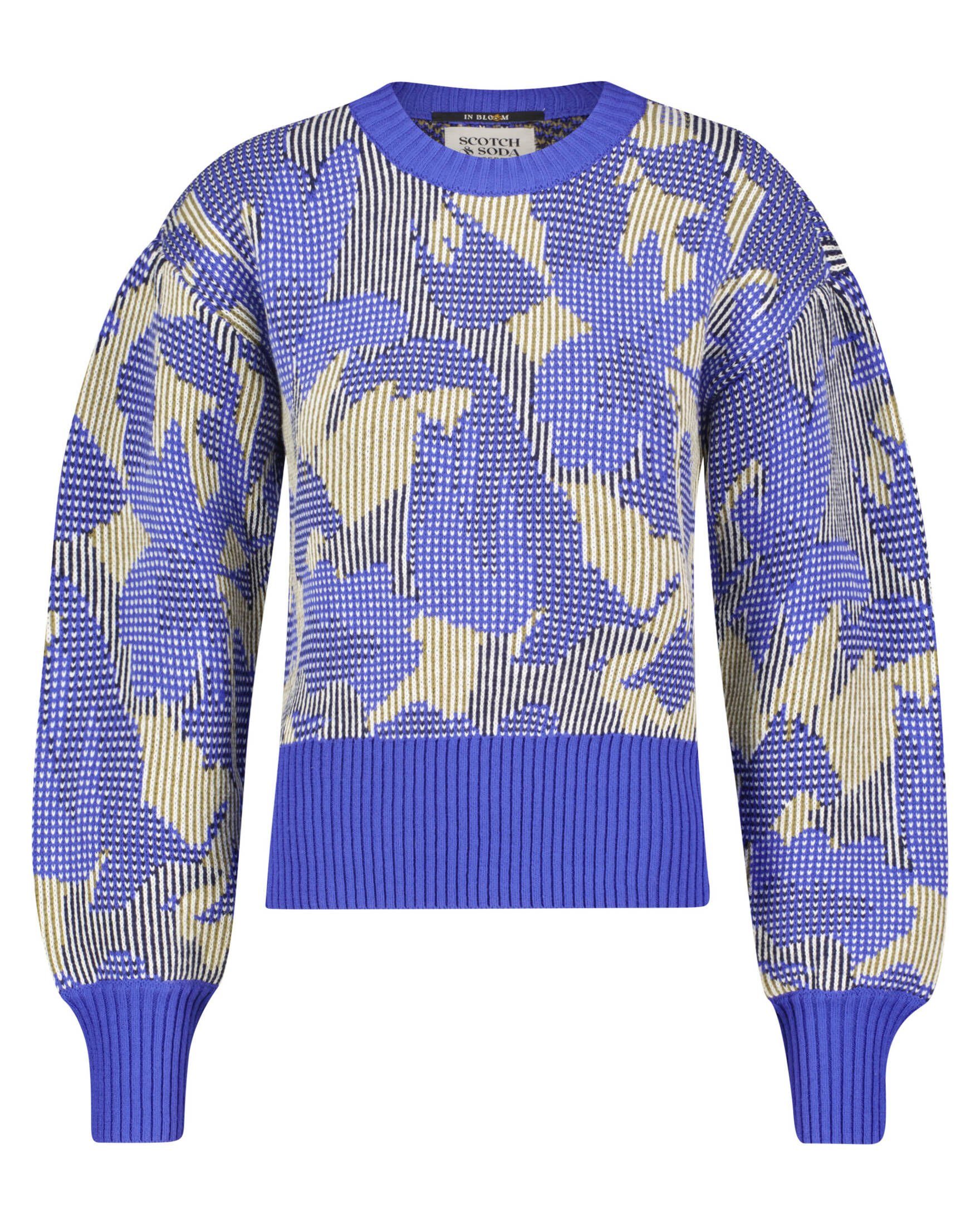 Scotch & Soda Strickpullover Damen Strickpullover ABSTRACT JACQUARD (1-tlg)