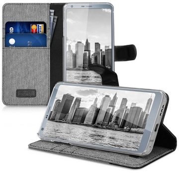 kwmobile Handyhülle Wallet Case für LG G6, Hülle mit Ständer - Handyhülle Kartenfächer