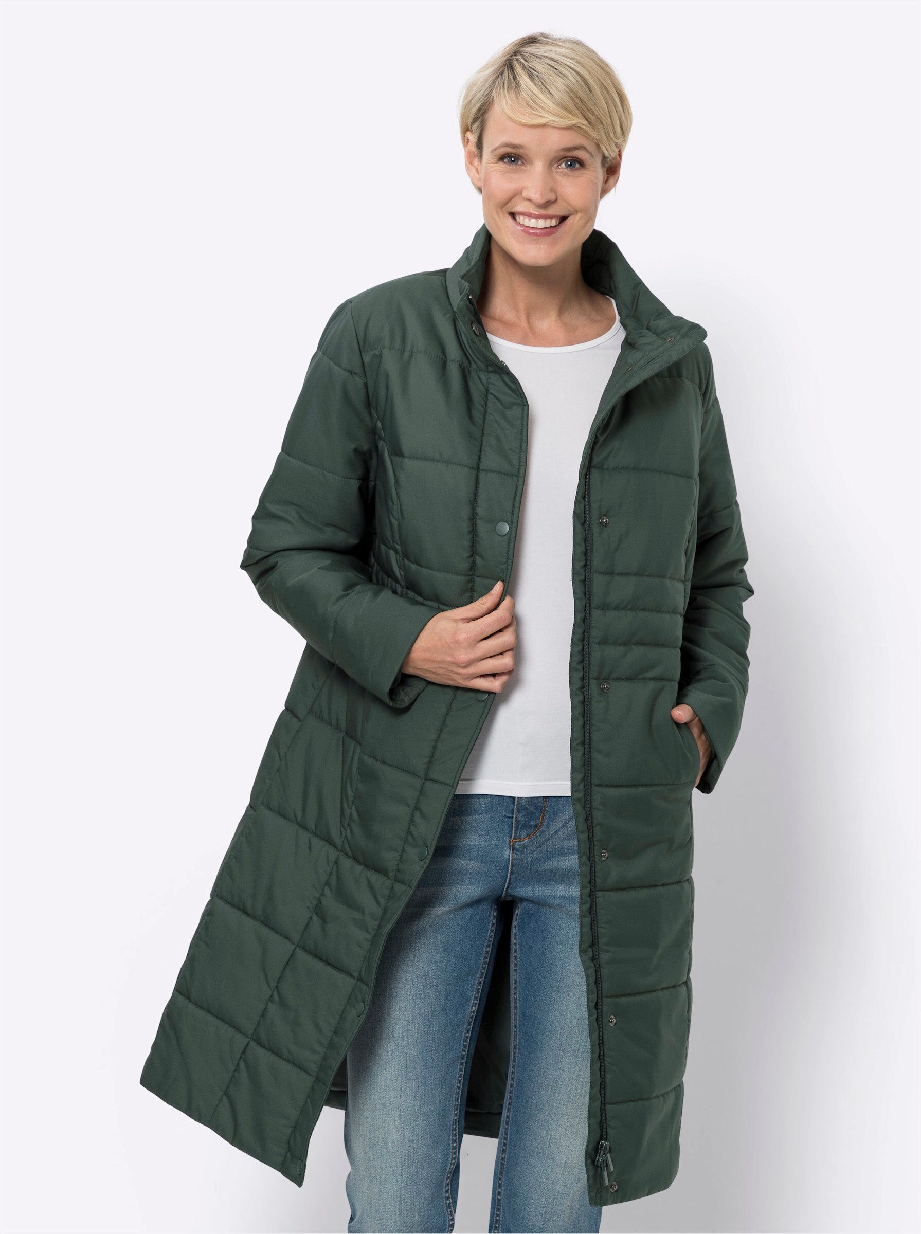 Sieh an! Langmantel Steppmantel . günstig online kaufen