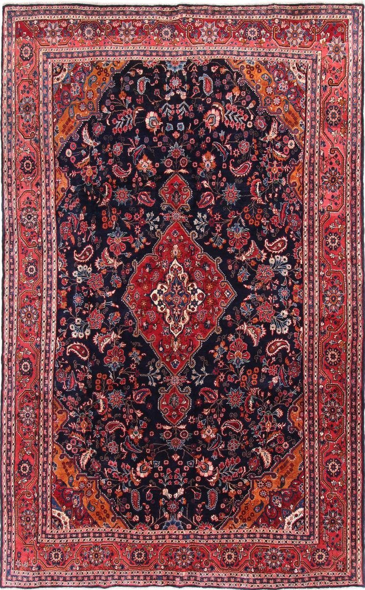 Orientteppich Hamadan Sherkat 221x351 Handgeknüpfter Orientteppich / Perserteppich, Nain Trading, rechteckig, Höhe: 8 mm