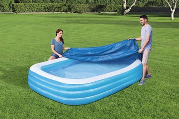 Bestway Pool-Abdeckplane für Family Pools 340 x 230 cm, blau, eckig