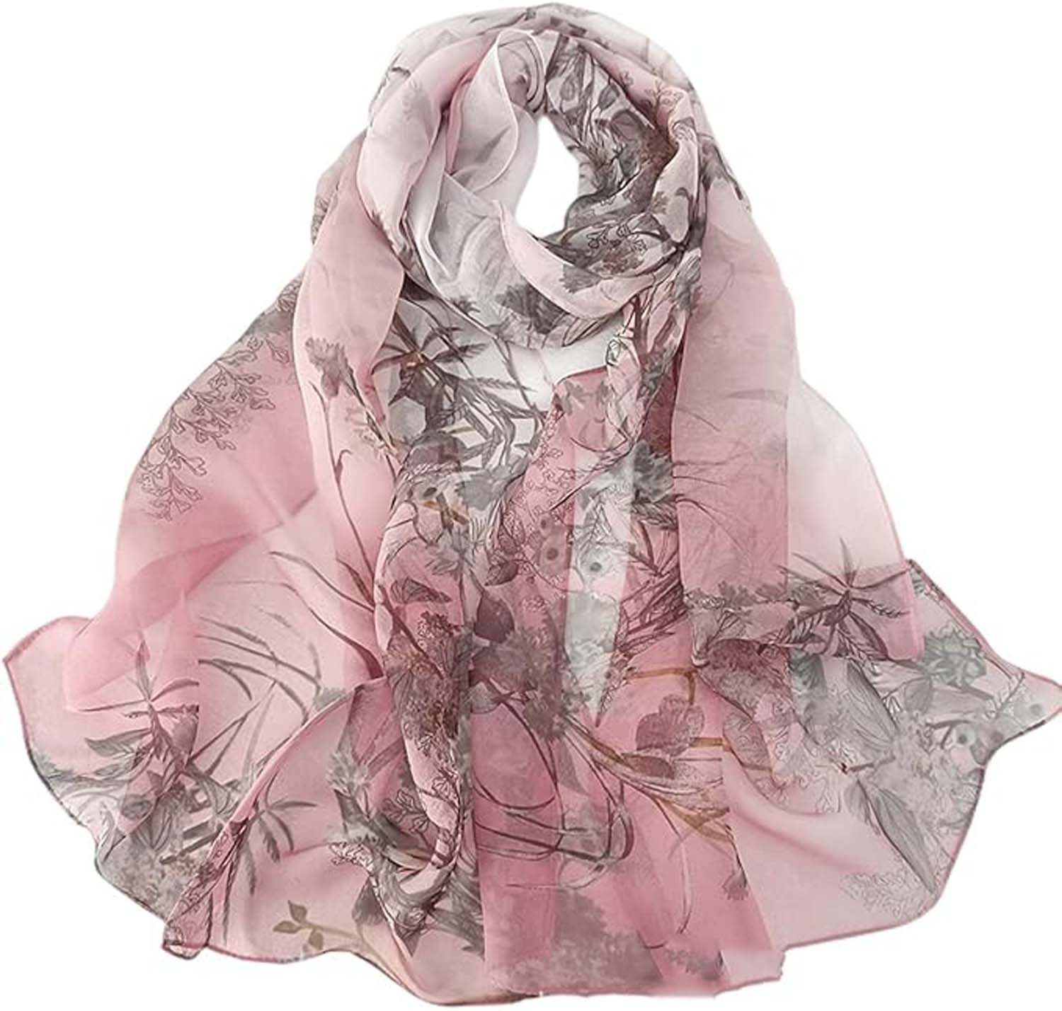 Coonoor Modeschal für Damen,leicht,bedruckt,Blumenmuster,Schal,modische Schals
