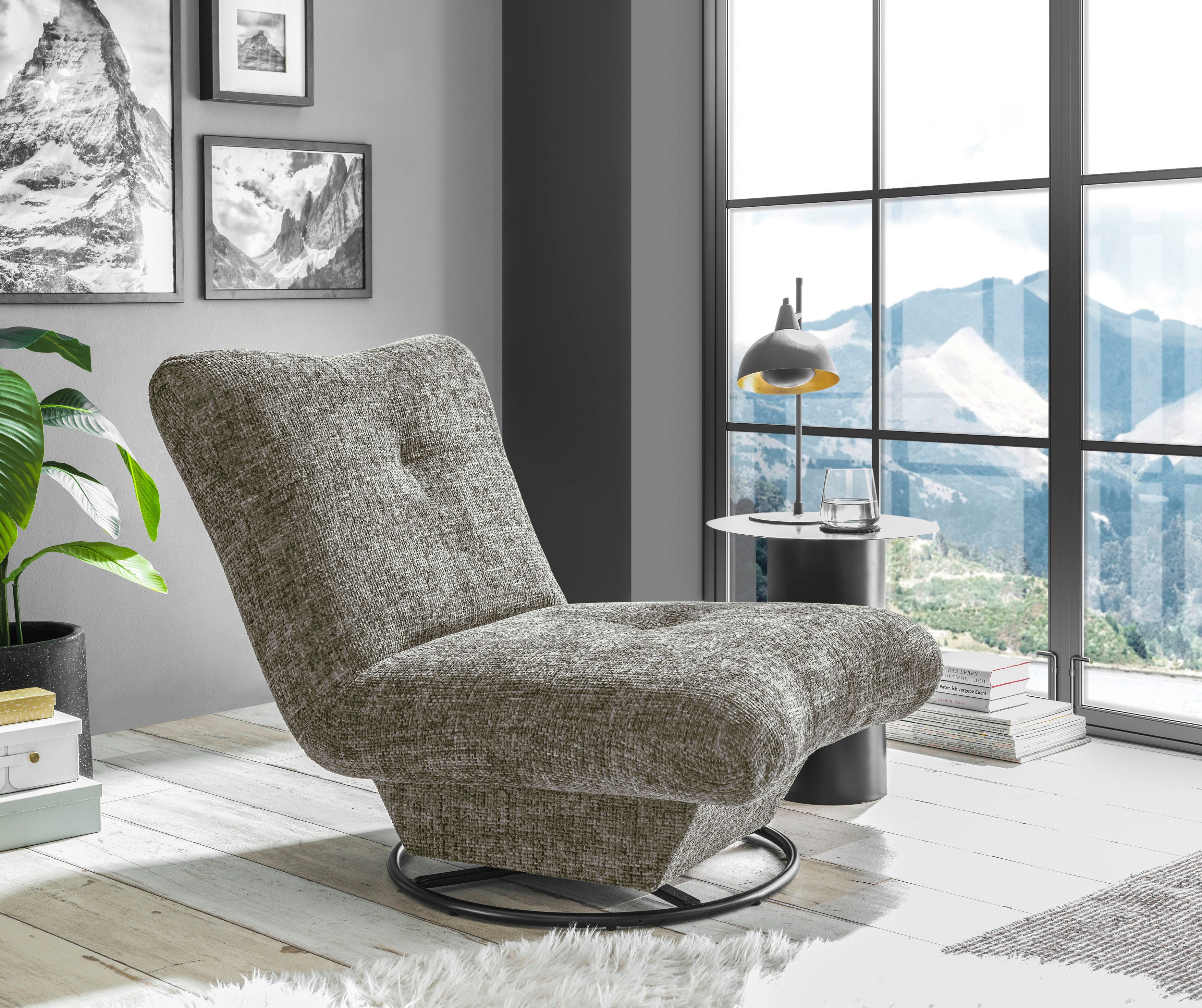 ED EXCITING DESIGN Drehsessel Maranello, frei im Raum stellbar, drehbar