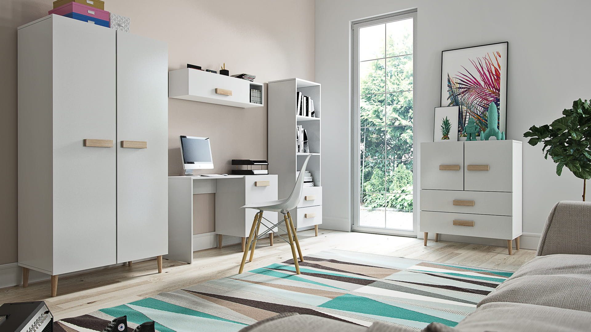 SM SEGA Jugendzimmer-Set LEMON 5-tlg Möbel günstig online kaufen
