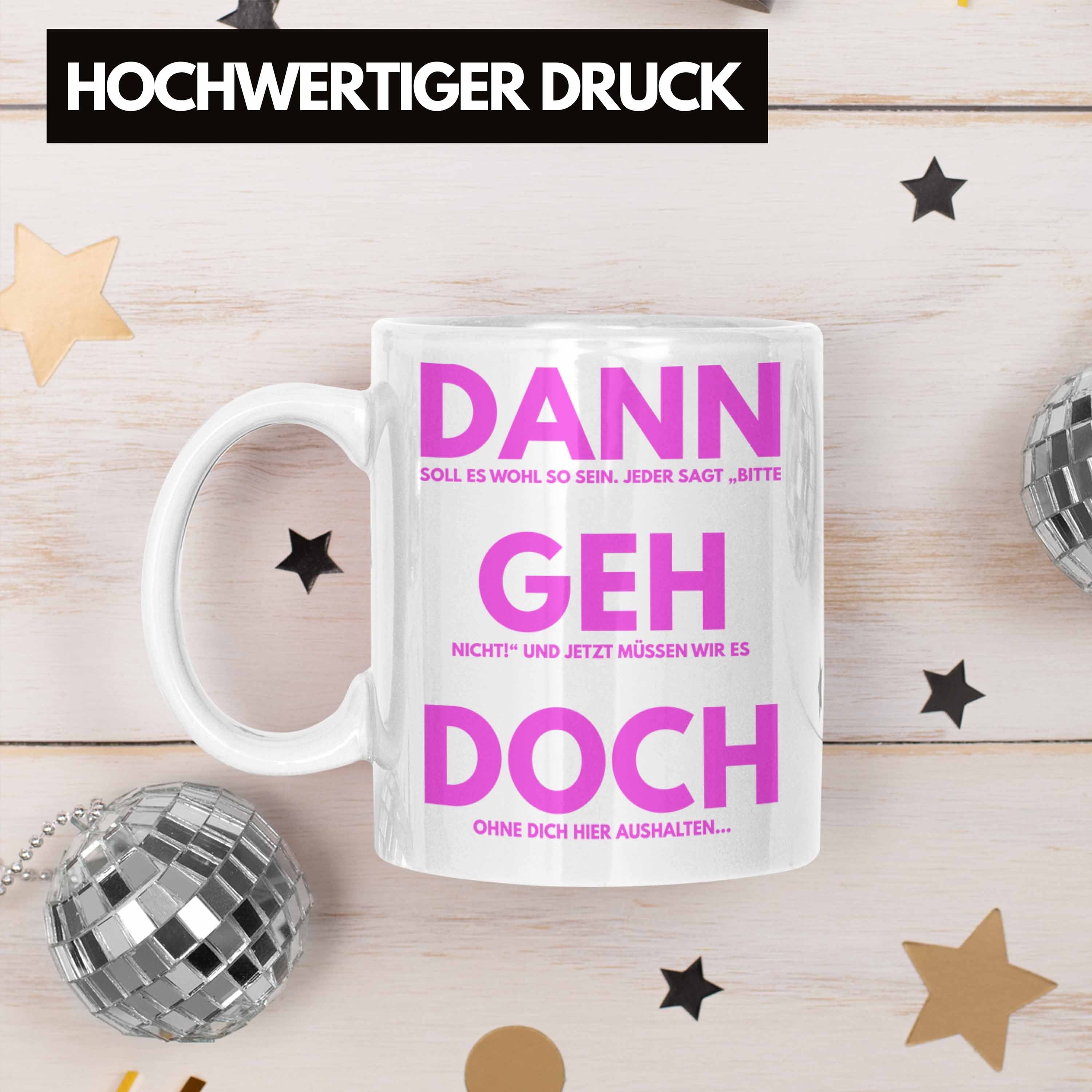 Job - Geschenk Sprüche Abschied Lustig Frauen Kollegin Abschiedsgeschenk Jobwechsel Geh Dann Tasse Tasse Neuer Weiss Trendation Trendation Doch