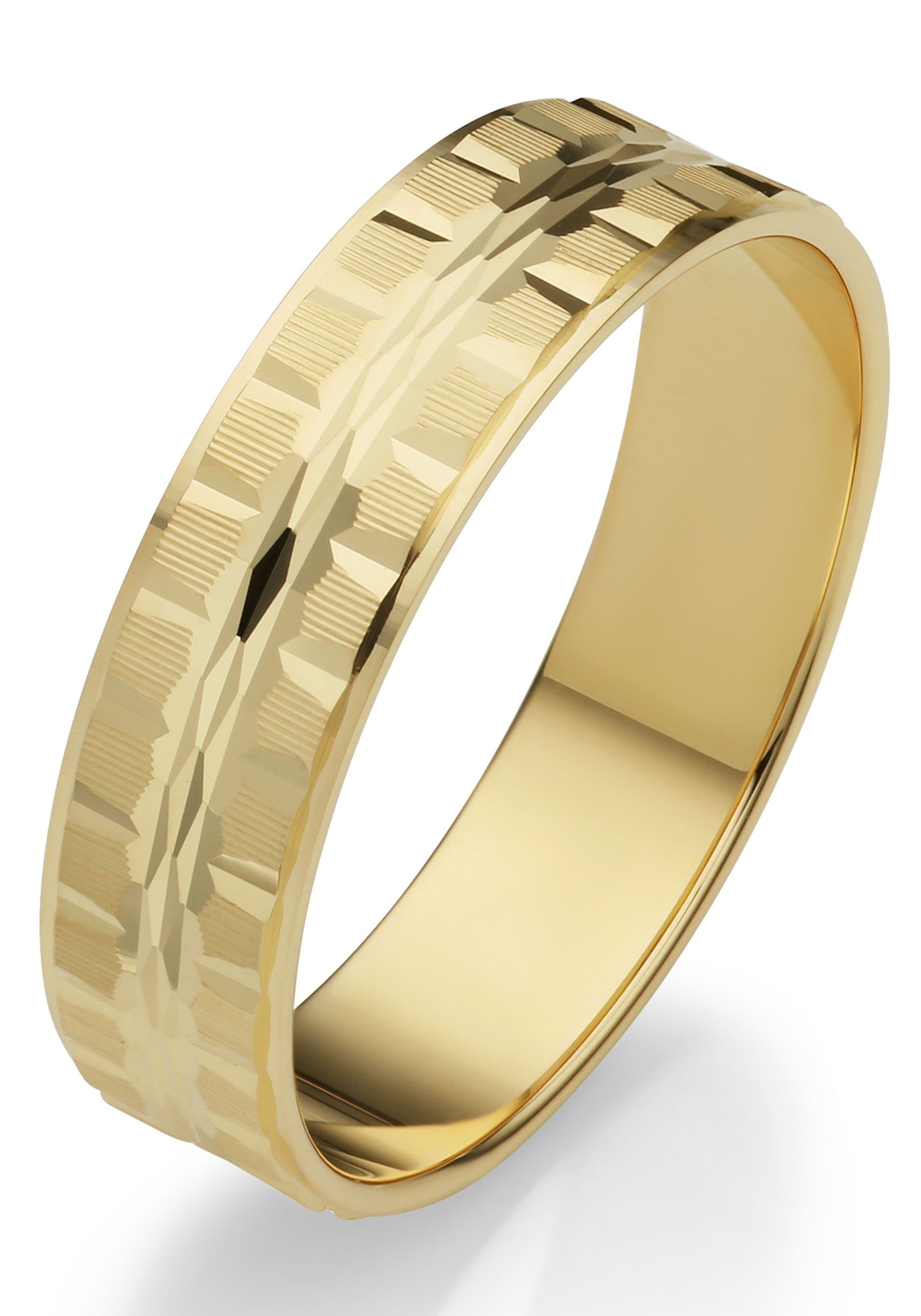 375 Gold Firetti Made in Schmuck Trauring Hochzeit Germany "LIEBE", Geschenk Ehering