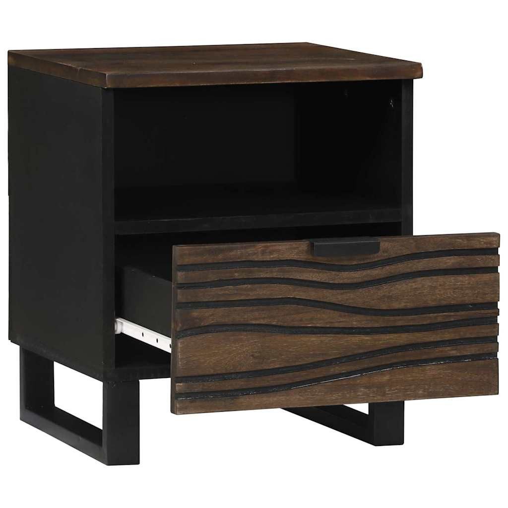 vidaXL Nachttisch Nachttisch 2 stk. Walnuss 40 x 33 x 46 cm Holzwerkstoff (2-St)