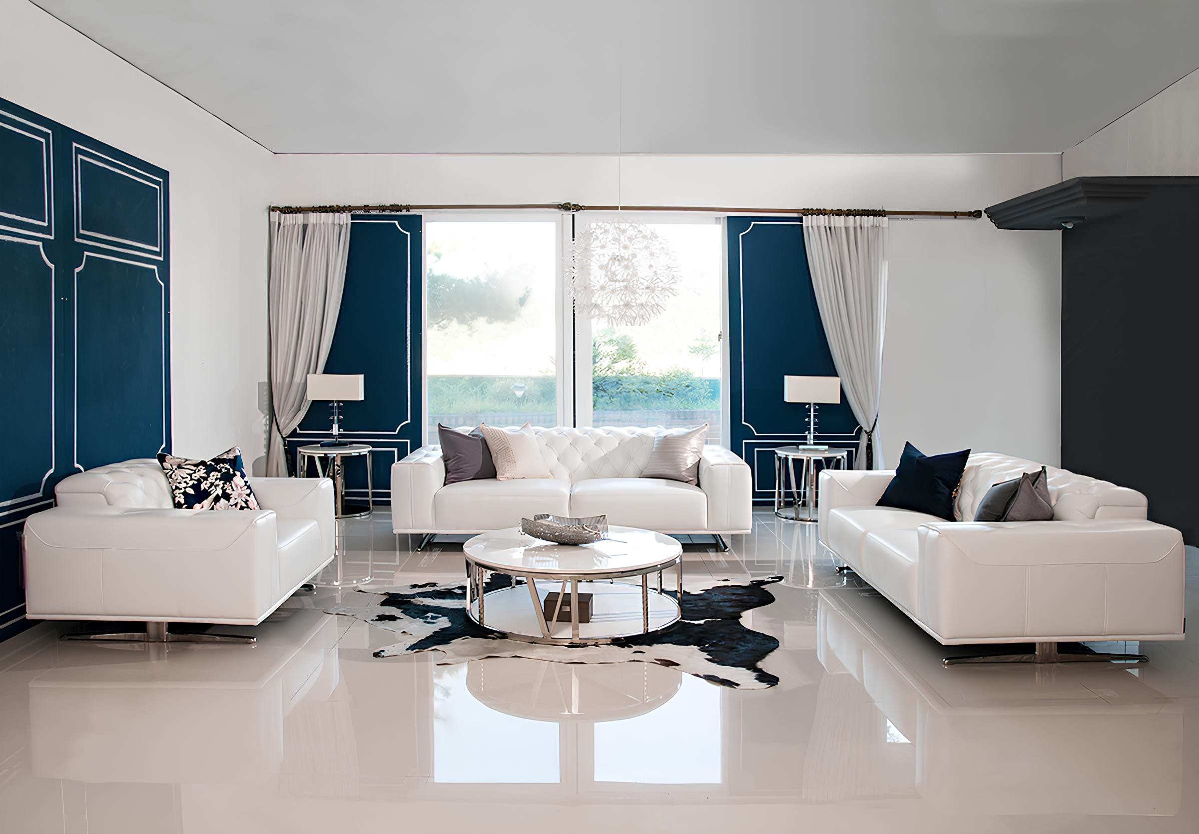 JVmoebel Chesterfield-Sofa Leder Couch im Chesterfield-Stil in Braun, Made in Europa