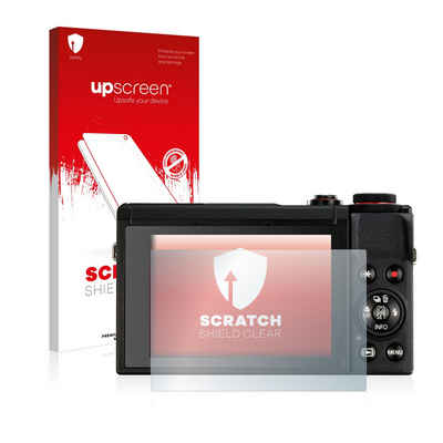 upscreen Schutzfolie für Canon PowerShot G7 X Mark III, Displayschutzfolie, Folie klar Anti-Scratch Anti-Fingerprint