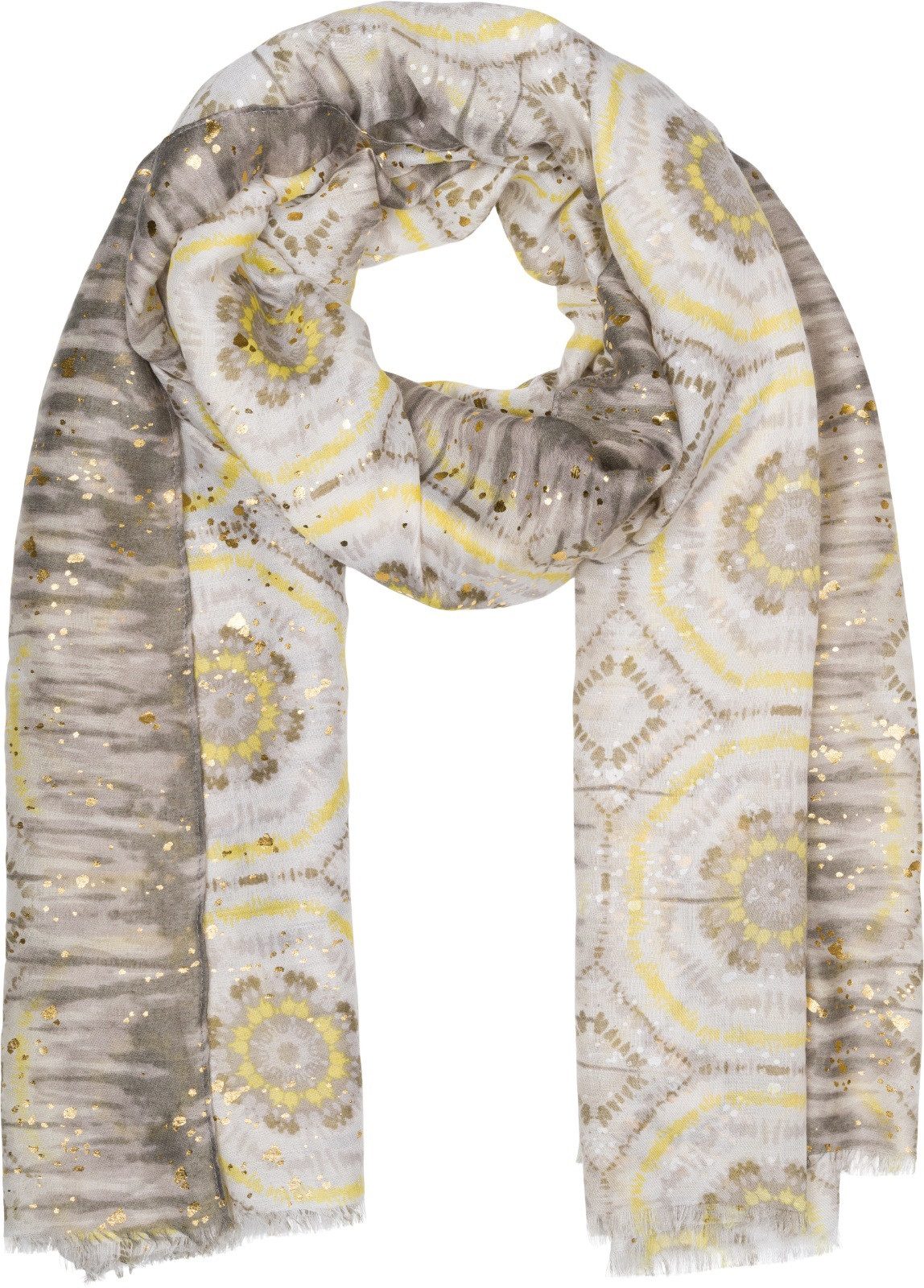 styleBREAKER Modeschal Schal mit Batik Muster günstig online kaufen