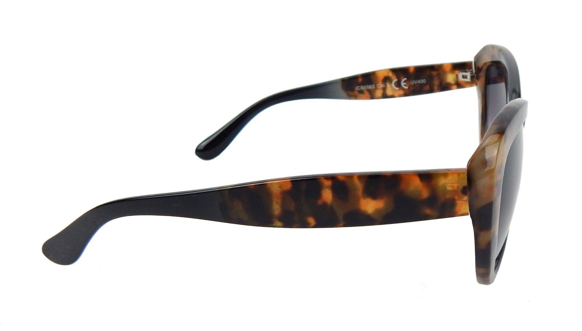 Ella Jonte Sonnenbrille UV Schwarz 400 in Schildpatt-Optik