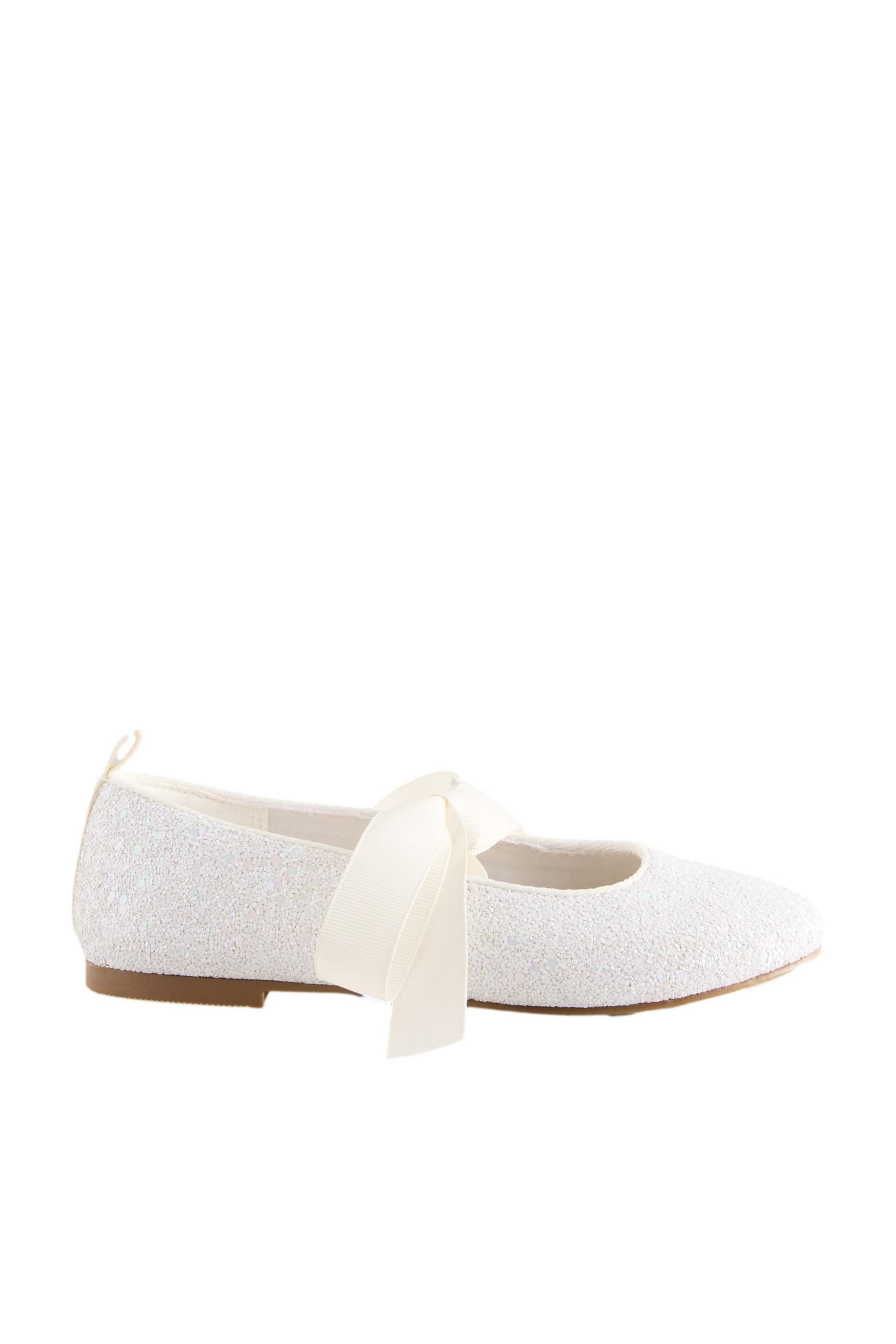 Festliche Ballerinas mit Bindedetail Ballerina