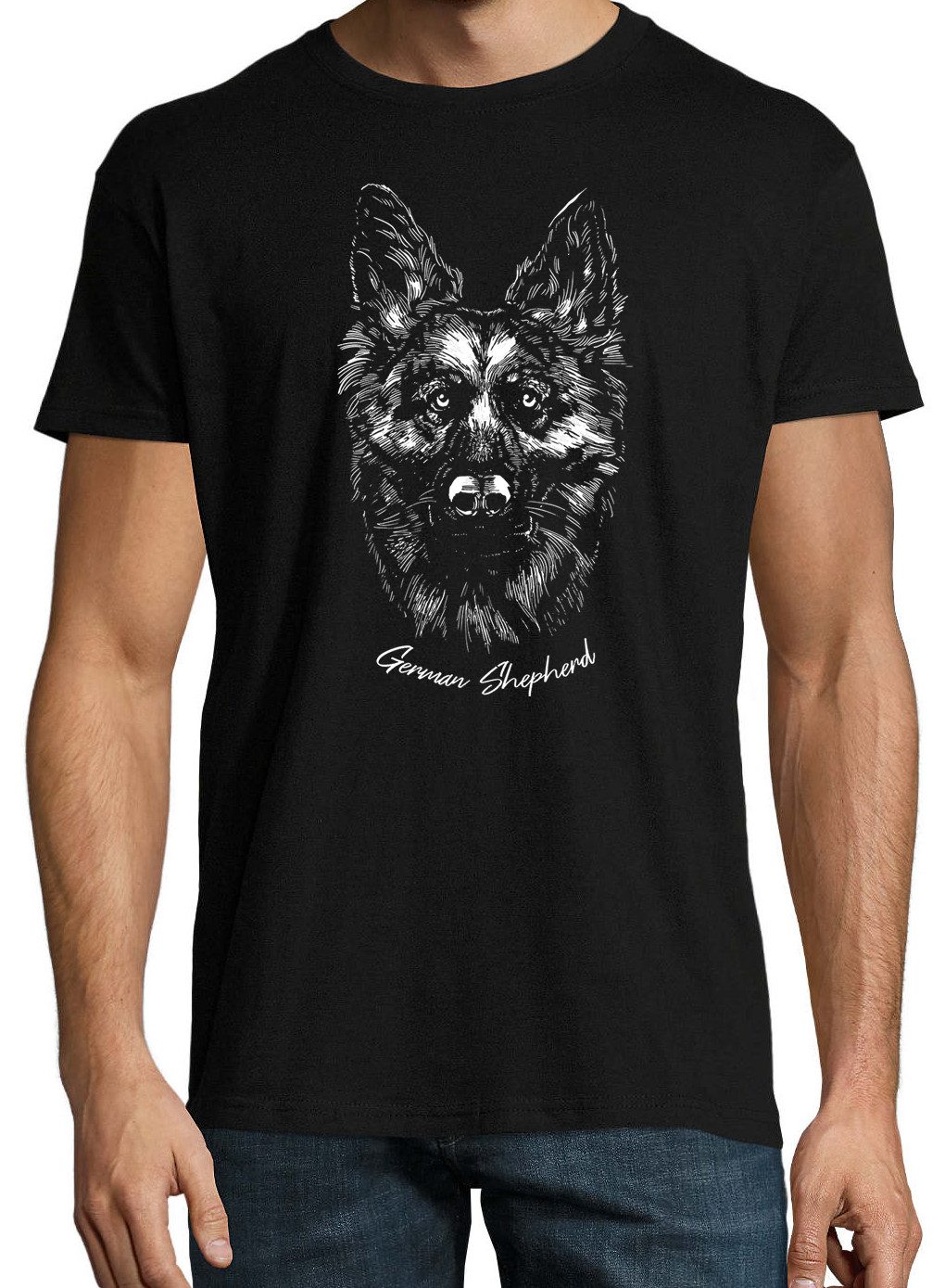 Youth Designz Print-Shirt German Shepherd Herren günstig online kaufen