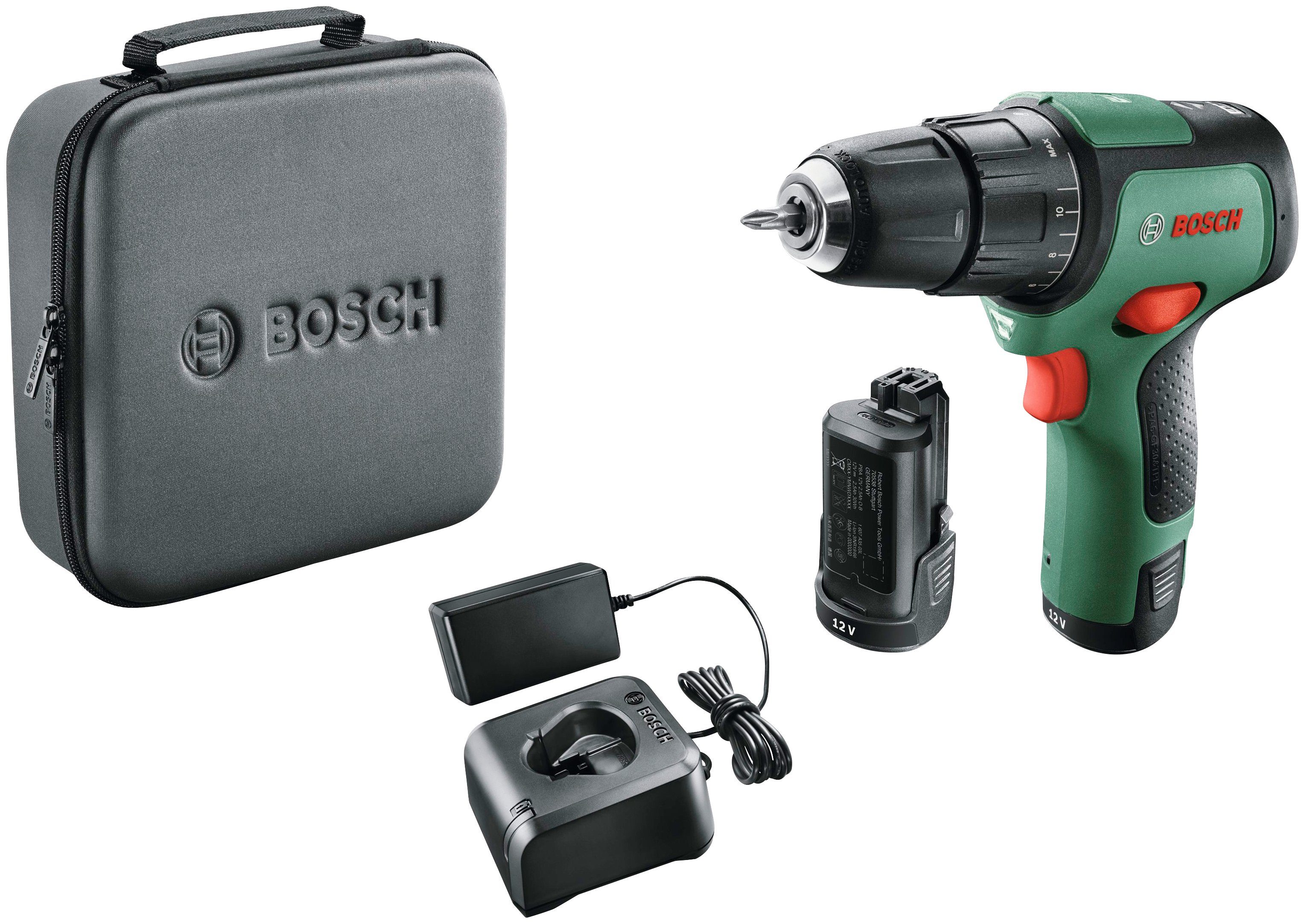Bosch Home & Garden Akku-Schlagbohrschrauber EasyImpact 12, max. 1300 U/min, mit 2 Akkus und Ladegerät
