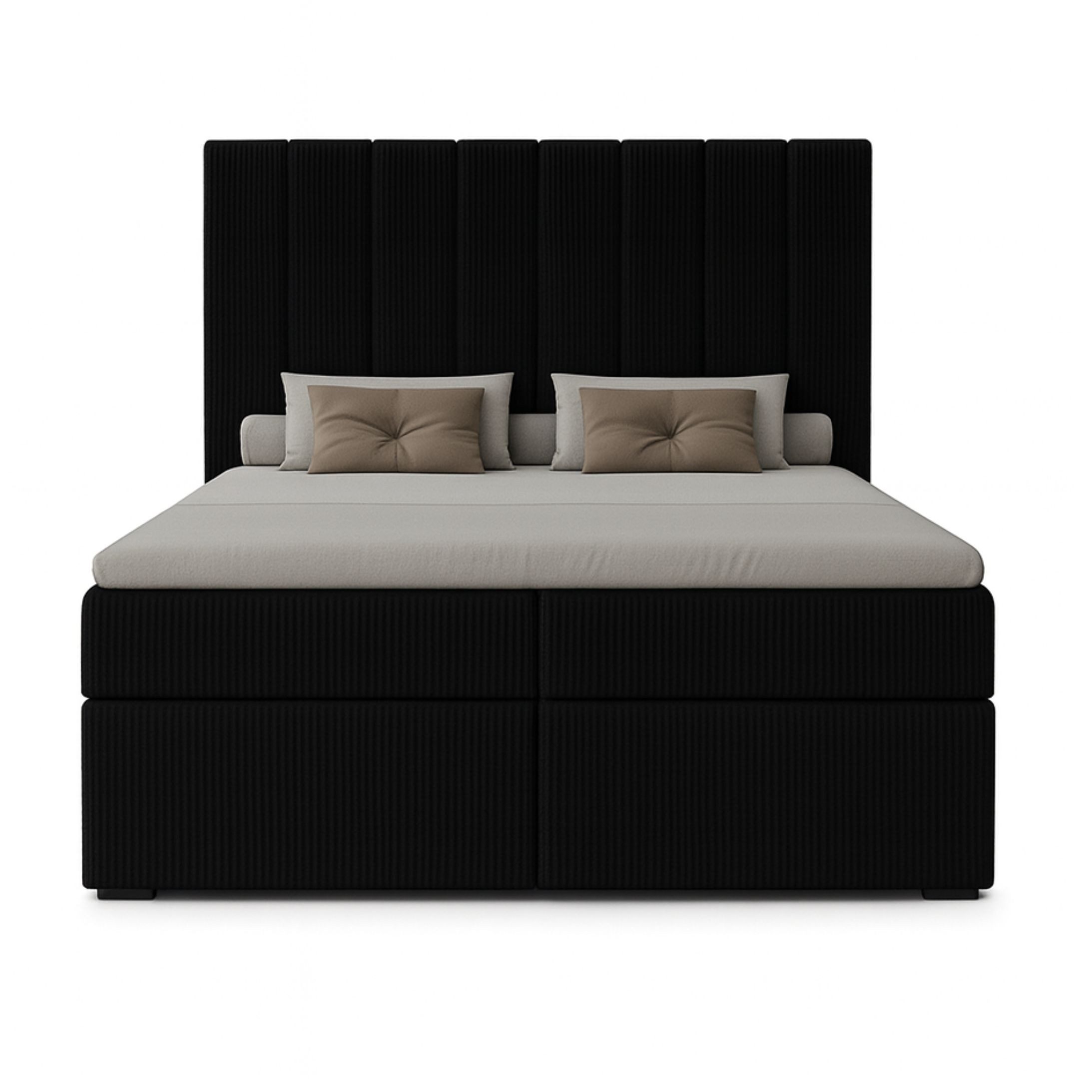 MARPUR Boxspringbett NERO MIL (Boxspringbett, Bettkasten, Matratze), Bettka günstig online kaufen