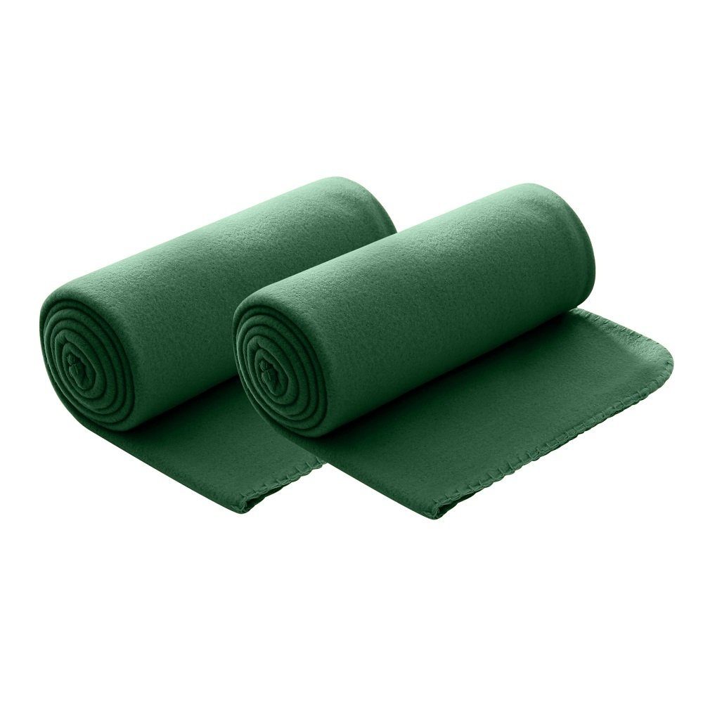 Wohndecke Polar-Fleece, wometo, OEKO-TEX®, 2 Fleecedecken günstig online kaufen