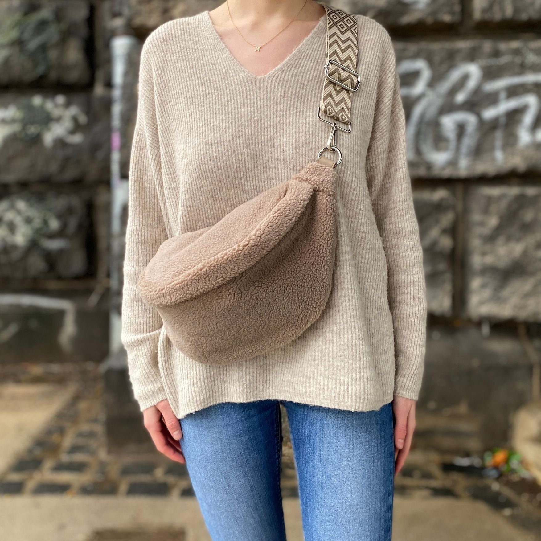 MAONI Bauchtasche Teddy Bauchtasche mit zwei günstig online kaufen
