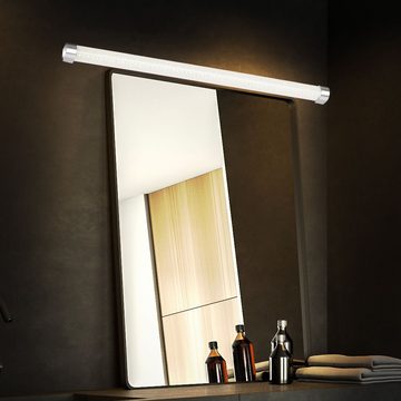 etc-shop LED Wandleuchte, LED-Leuchtmittel fest verbaut, Warmweiß, Neutralweiß, 2x Spiegelleuchte Bad LED Wandleuchte Spiegellampe