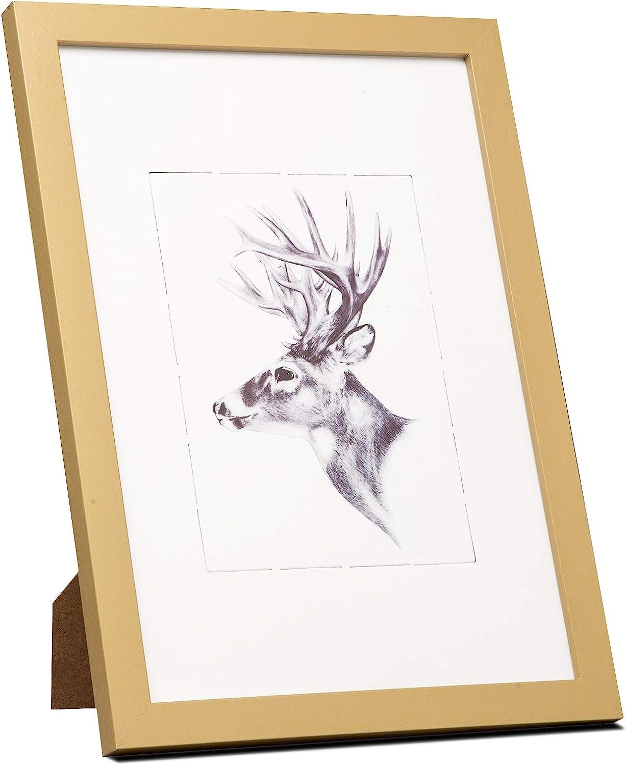 Woltu Bilderrahmen Foto Rahnmen, (5 St), 10x15 bis 30x45 cm aus Holzwerkstoff – Bild 4 von 5