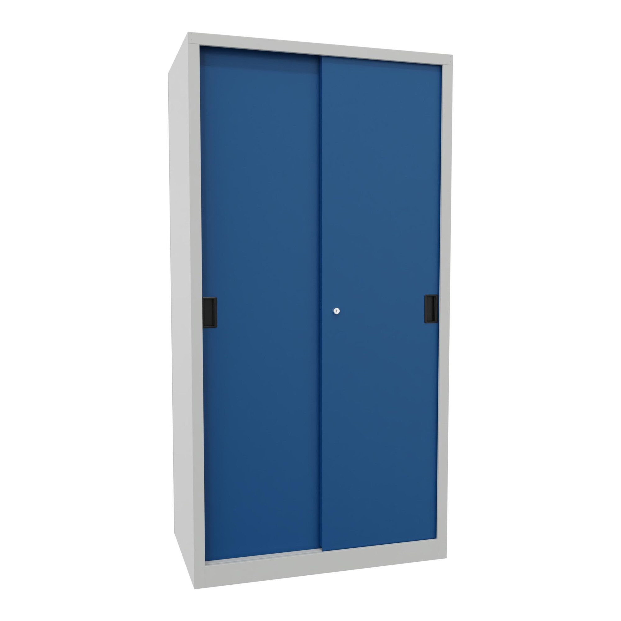 Pavoy Schiebetürenschrank Pavoy Schiebetürenschrank, 1950x1000x600 mm, 4 Böden verzinkt, RAL 703