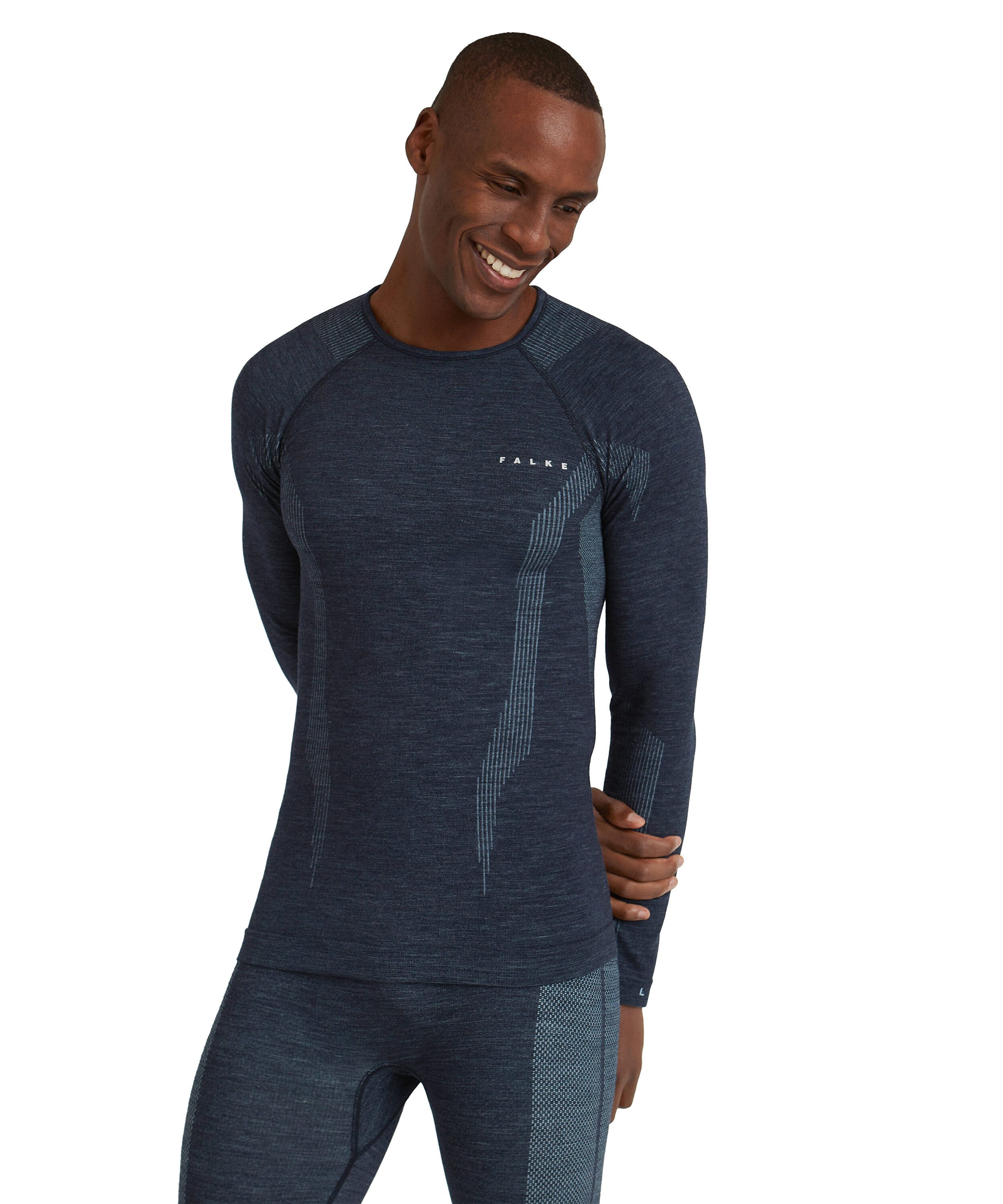 Funktionsshirt FALKE Langarmshirt Wool-Tech