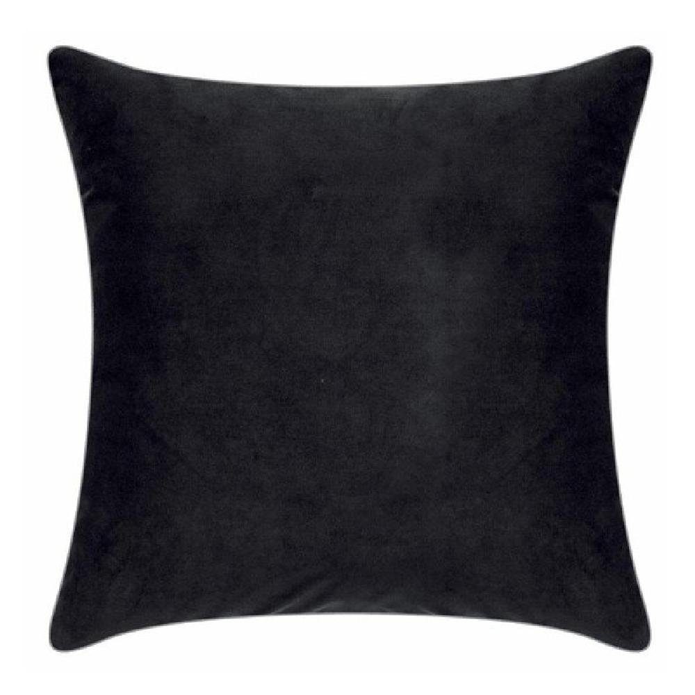 PAD Dekoobjekt Kissenhülle Samt Elegance Schwarz (40x40cm)