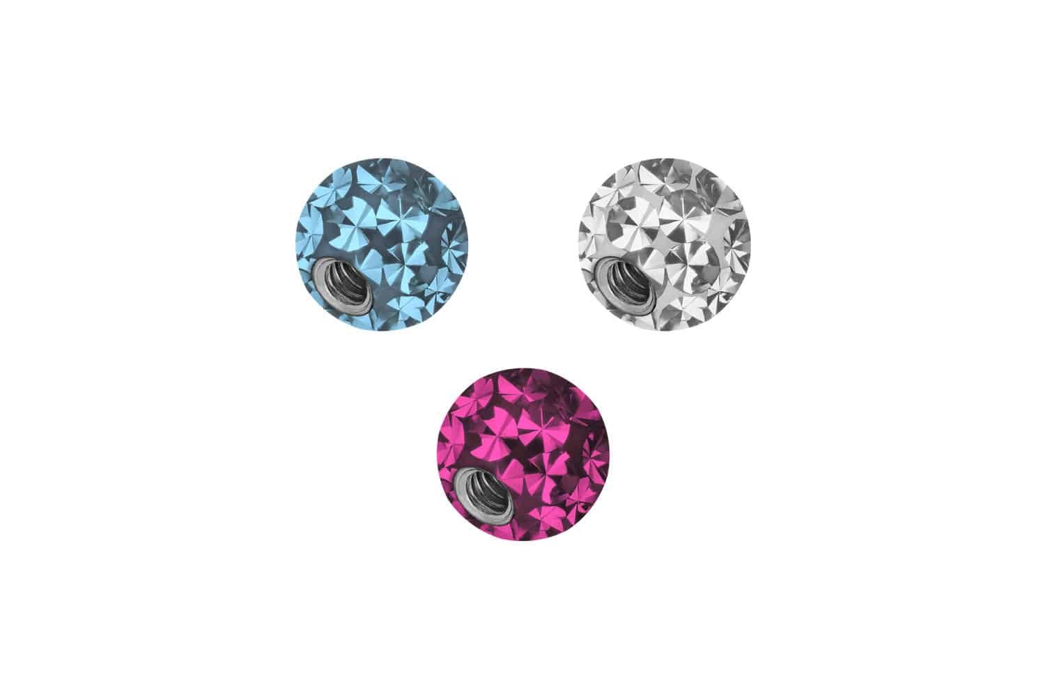 PIERCINGLINE Piercing-Set SET Chirurgenstahl Schraubkugel EPOXY günstig online kaufen